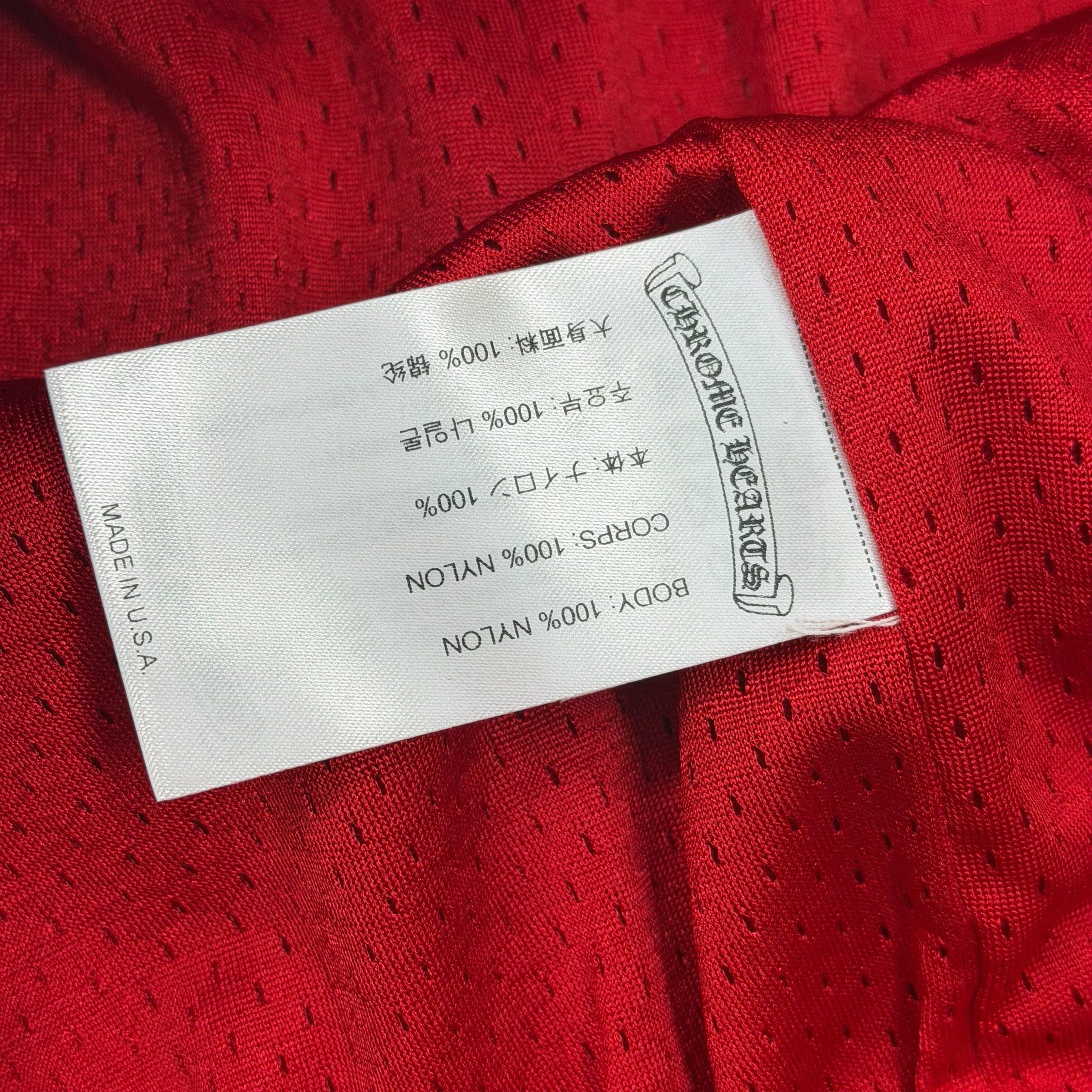 Chrome Hearts Chrome Hearts Matty Boy Red Mesh Shorts L Size US 32 / EU 48 - 3 Thumbnail