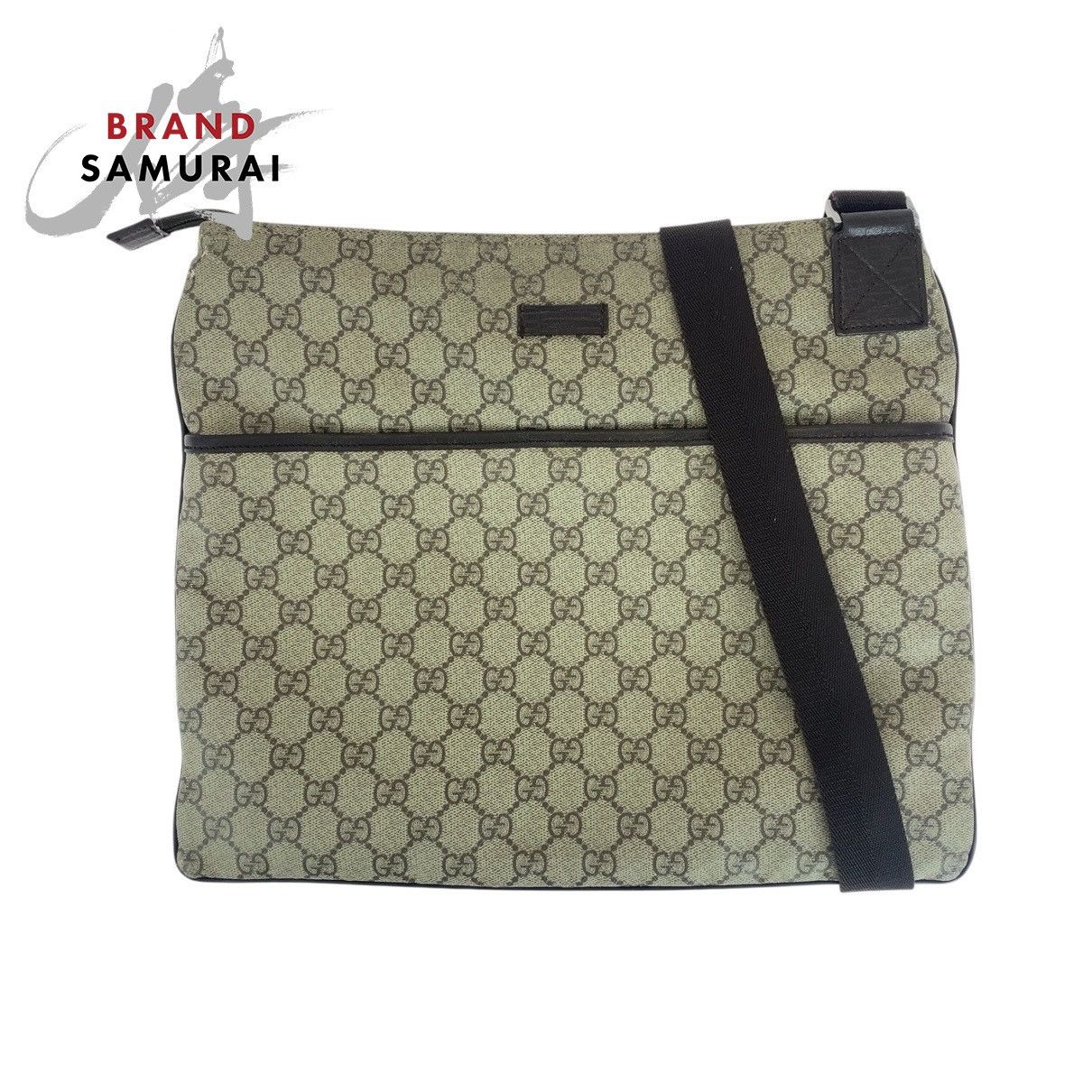 Gucci Gucci Gucci GG Supreme Canvas Shoulder Bag Leather Shoulder Bag 141198 DUTY FREE for USA Size ONE SIZE - 1 Thumbnail