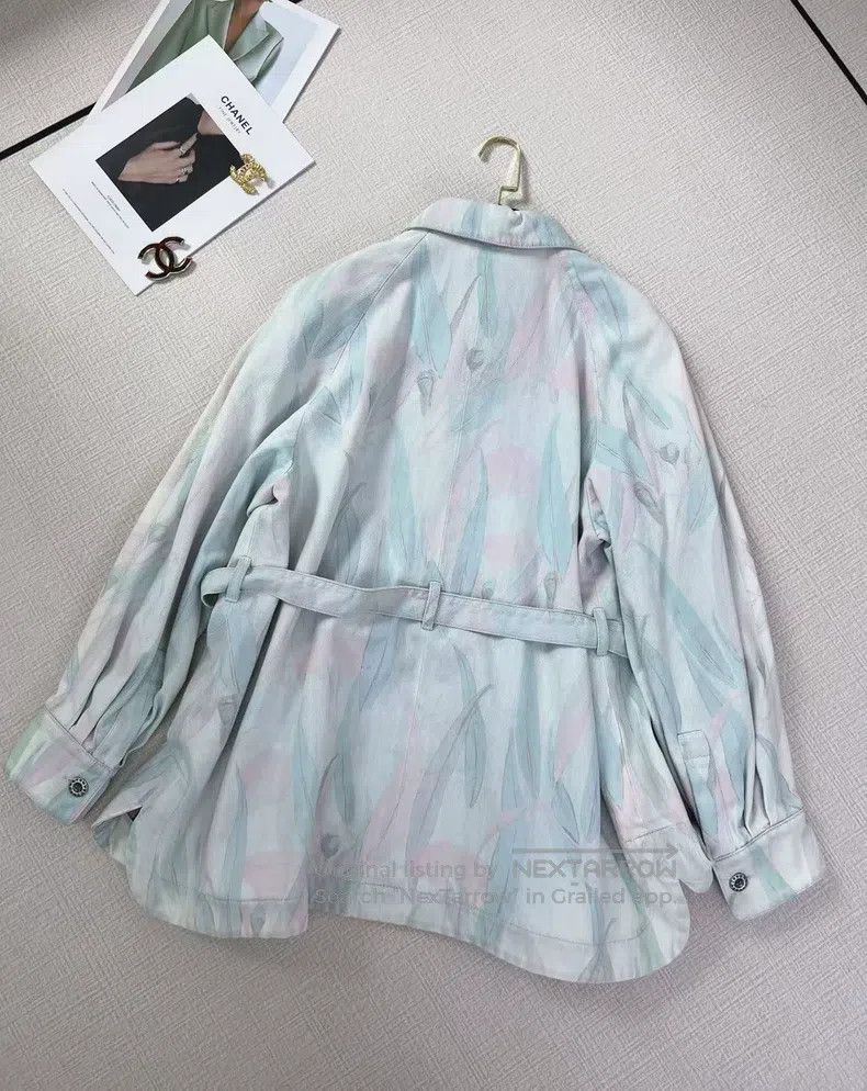 Chanel Chanel Holiday series tie-dyed washed denim jacket Size XS / US 0-2 / IT 36-38 - 3 Thumbnail
