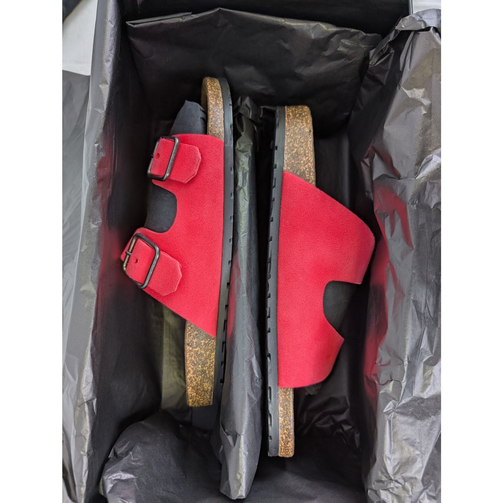 Saint Laurent Paris o1rshd1 Q:2 / Jimmy Double Buckle Slide Slipper Pink/Brown Size US 9 / EU 42 - 20 Thumbnail