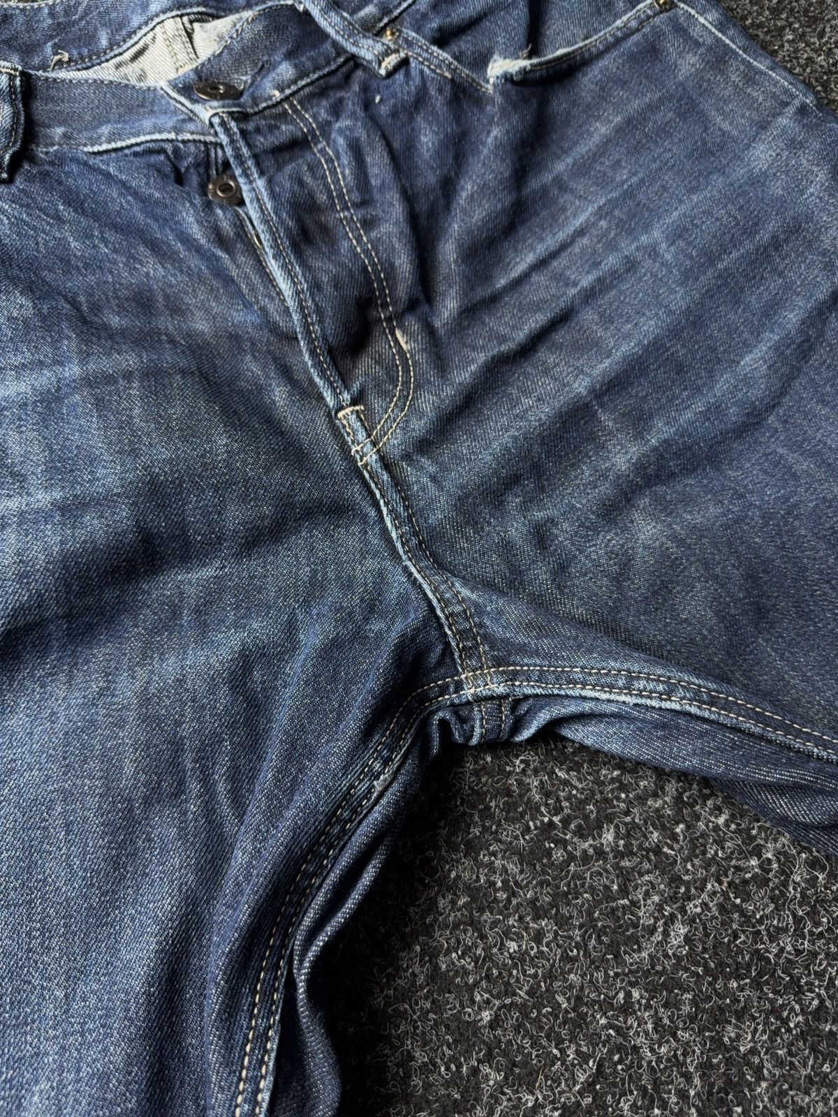 G-Star 00s Y2K G-Star RAW 3301 Straight Jeans Vintage Wash Size US 35 - 18 Thumbnail