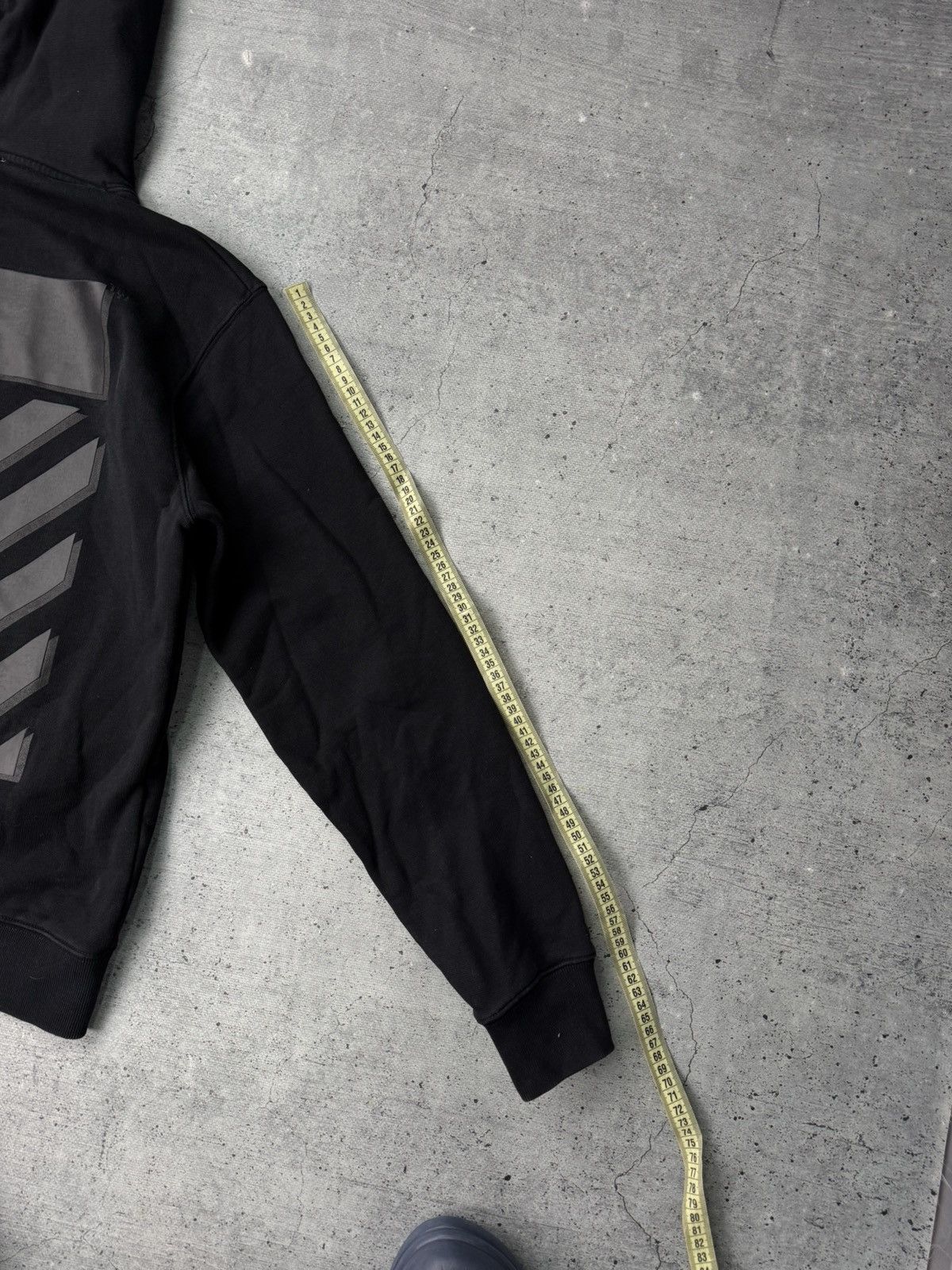 Off-White Black Off-White Over Sized Hoodie Size US S / EU 44-46 / 1 - 7 Thumbnail