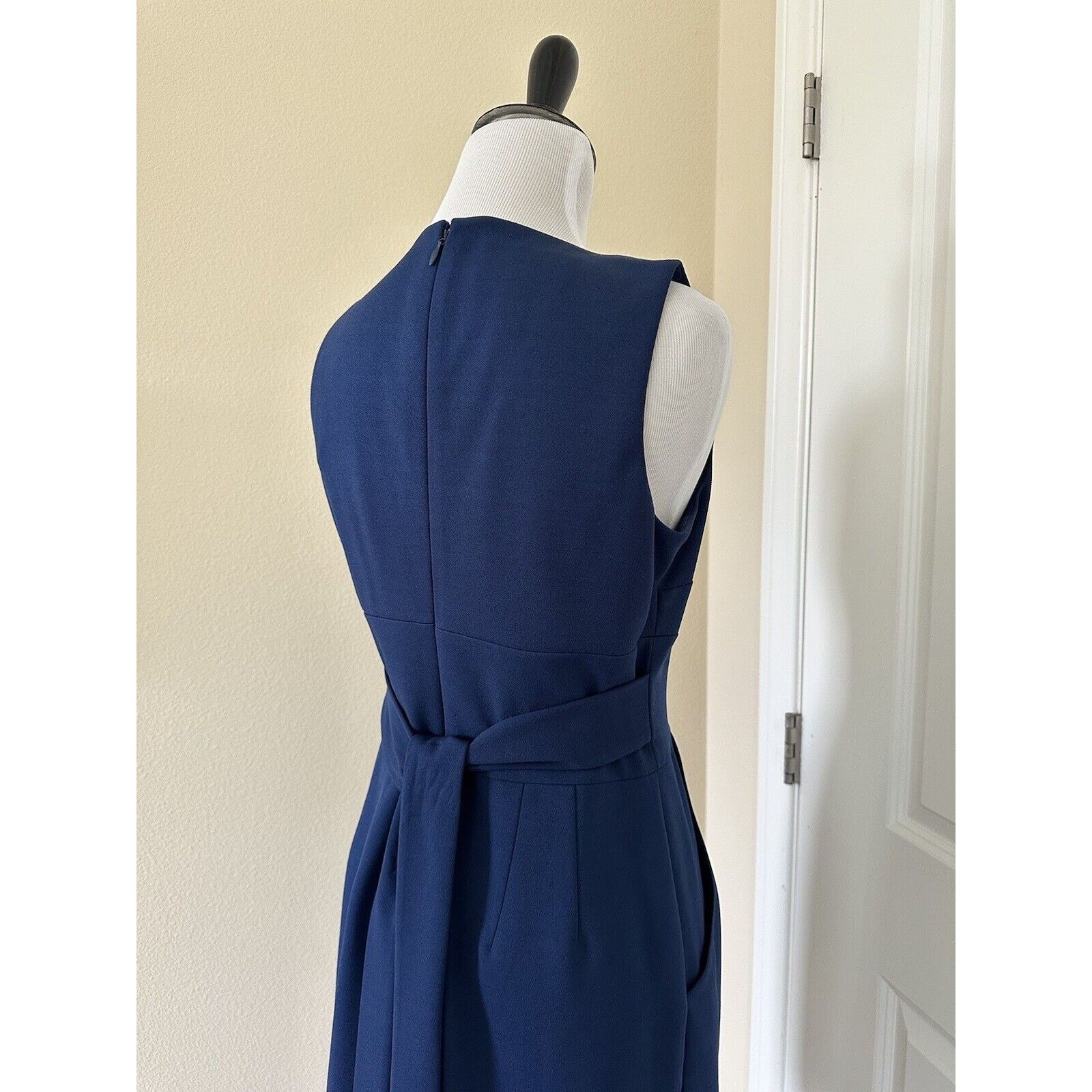 Donna Morgan Business Cocktail Blue Tulip Dress Size 4 Donna Morgan Size S / US 4 / IT 40 - 8 Thumbnail