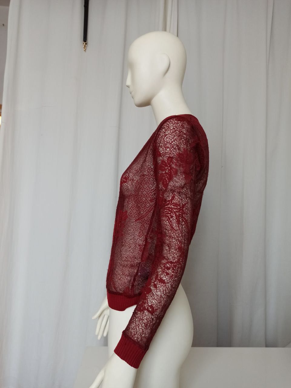 Kenzo Kenzo Takada vintage transperent floral lace sweater Size M / US 6-8 / IT 42-44 - 4 Thumbnail