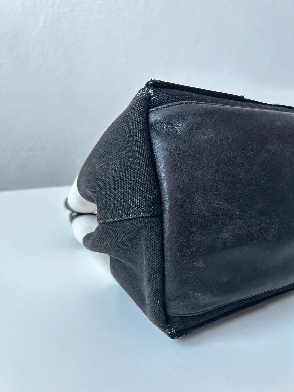 Balenciaga Balenciaga navy cabas logo tote bag small Size ONE SIZE - 14 Thumbnail