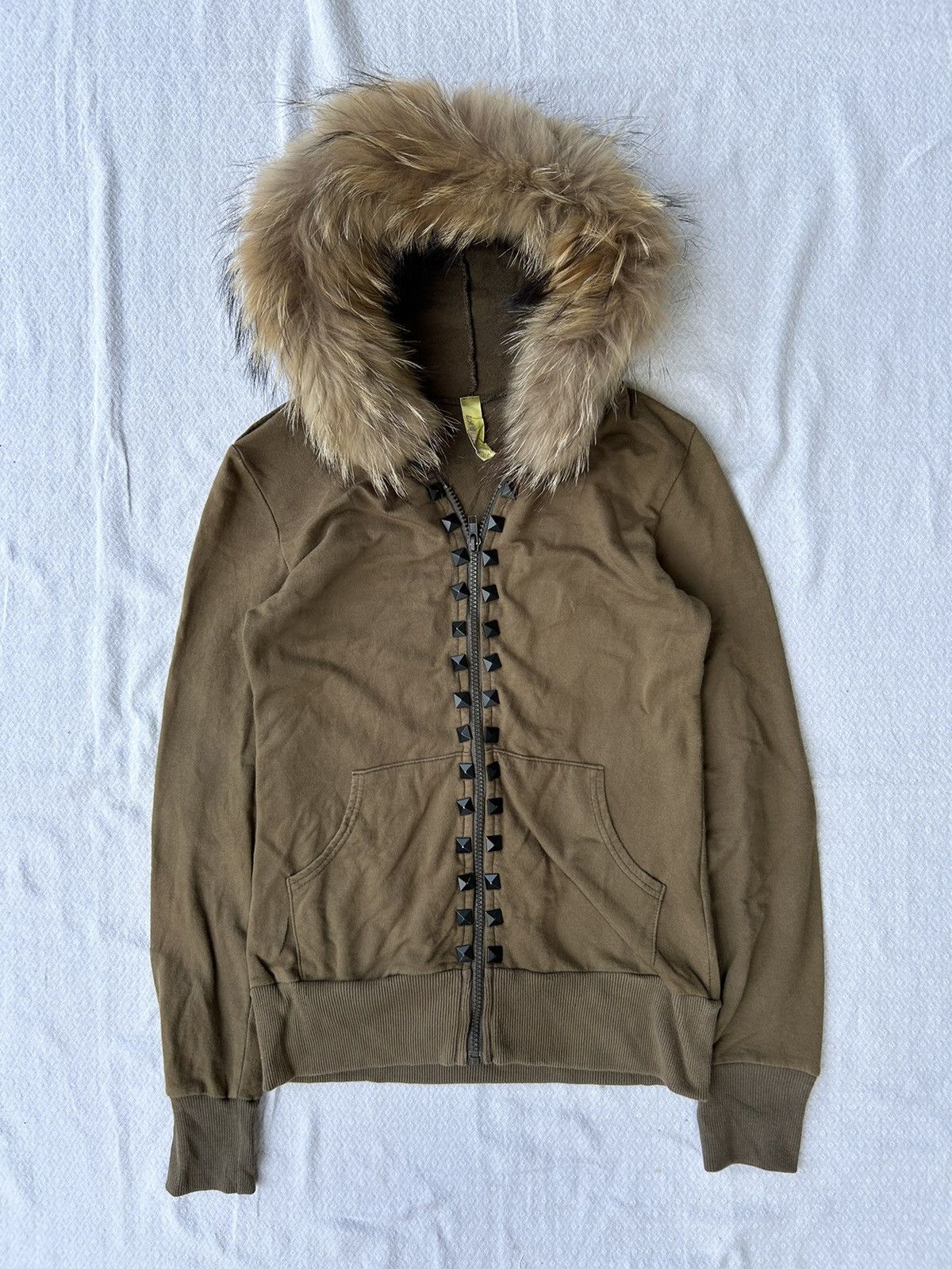 トップス 00s archive L.G.B. fur hoodie size1 00s archive L.G.B. fur hoodie ファー - メルカリ