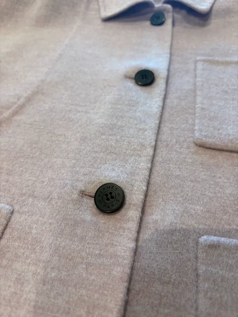 Hermes Hermes Spring/Summer Lilac Pink Cashmere Vest Jacket Size XS / US 0-2 / IT 36-38 - 4 Thumbnail