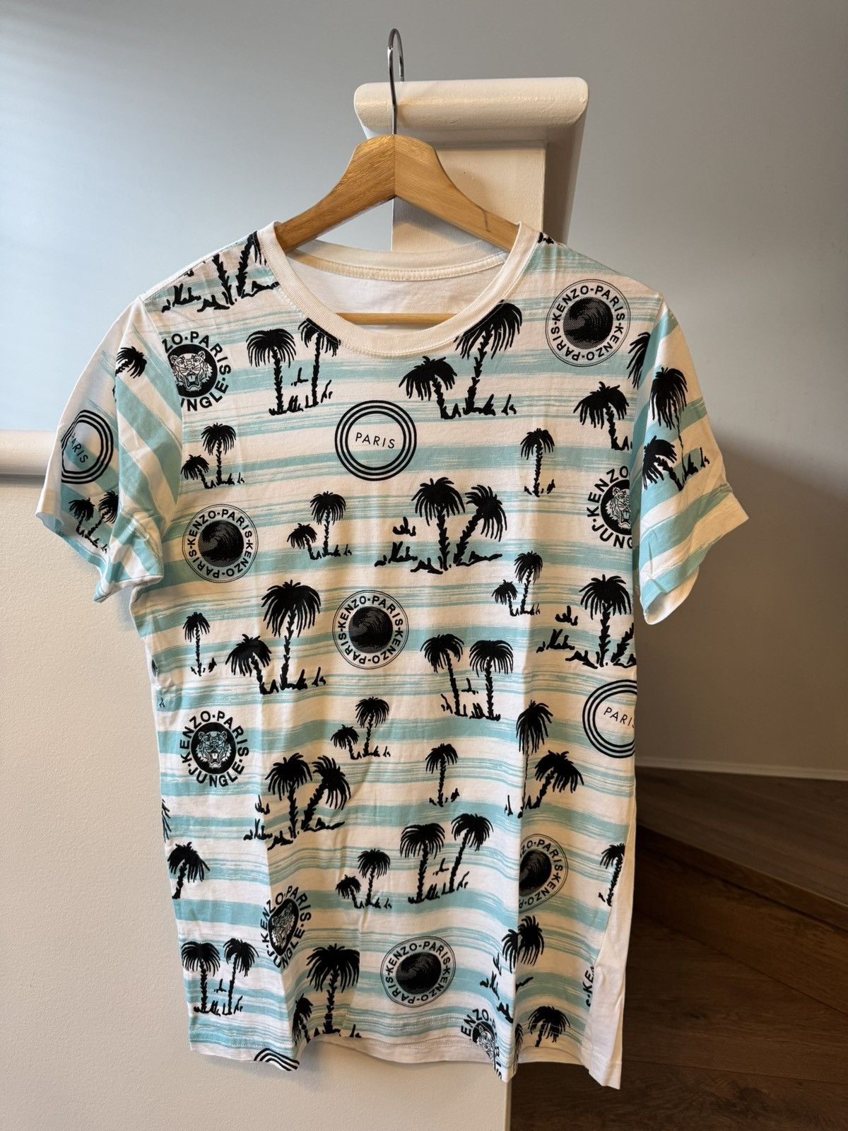 Kenzo Beach Print T-Shirt Size US S / EU 44-46 / 1 - 1 Thumbnail