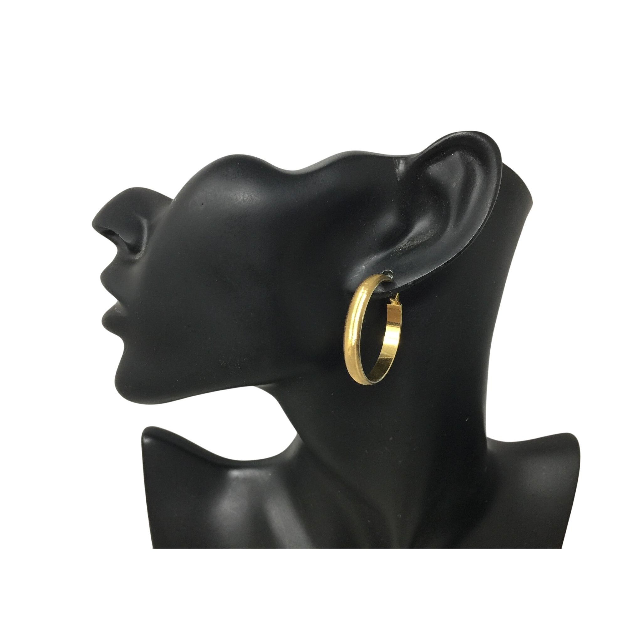 Other Women's Gold Tone Hoop Earrings Size ONE SIZE - 1 Thumbnail