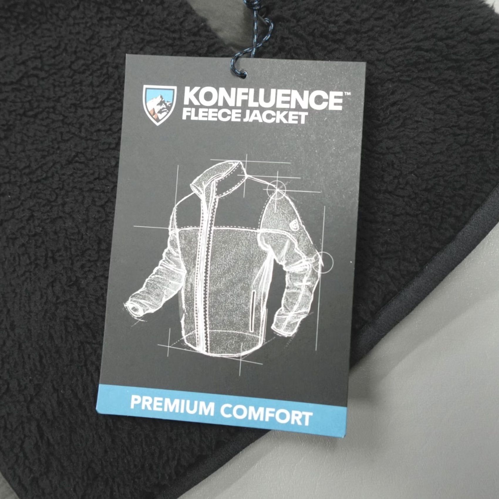 Vintage Kuhl Konfluence Fleece Jacket Men 2XL Raven/Carbon Full Zip Lightweight Warmth Size US XXL / EU 58 / 5 - 3 Thumbnail