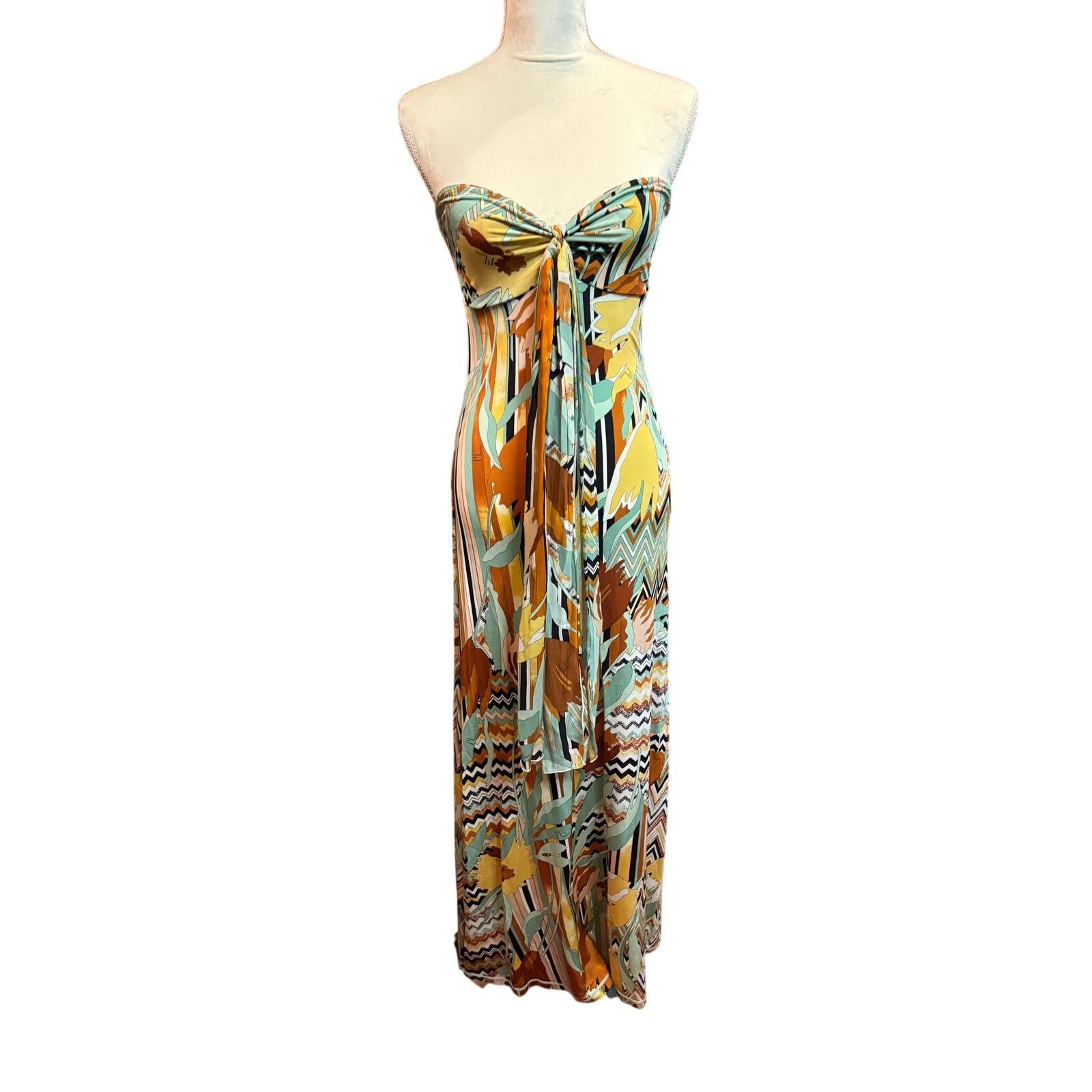 Missoni M Missoni Strapless Halter Maxi Evening Gown Size 6 Size M / US 6-8 / IT 42-44 - 2 Thumbnail
