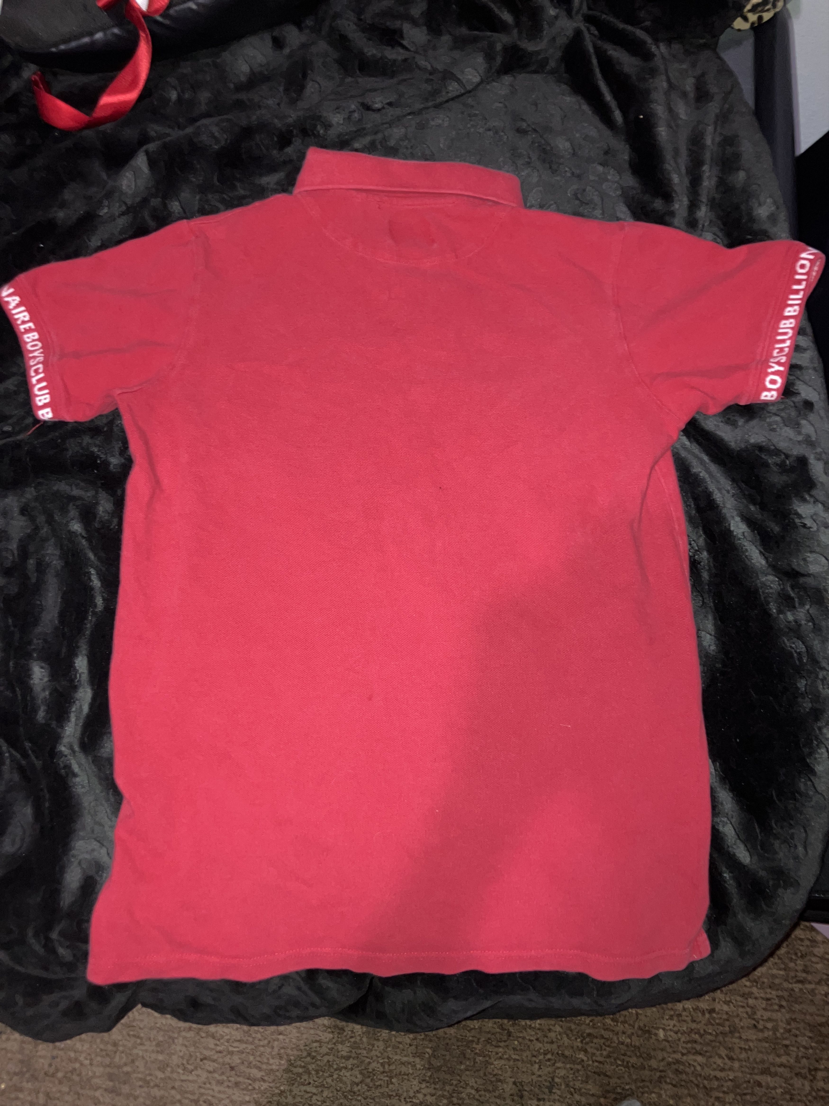 Billionaire Boys Club BILLIONAIRE BOYS CLUB- red shirt with lettering on sleeves Size US S / EU 44-46 / 1 - 2 Thumbnail