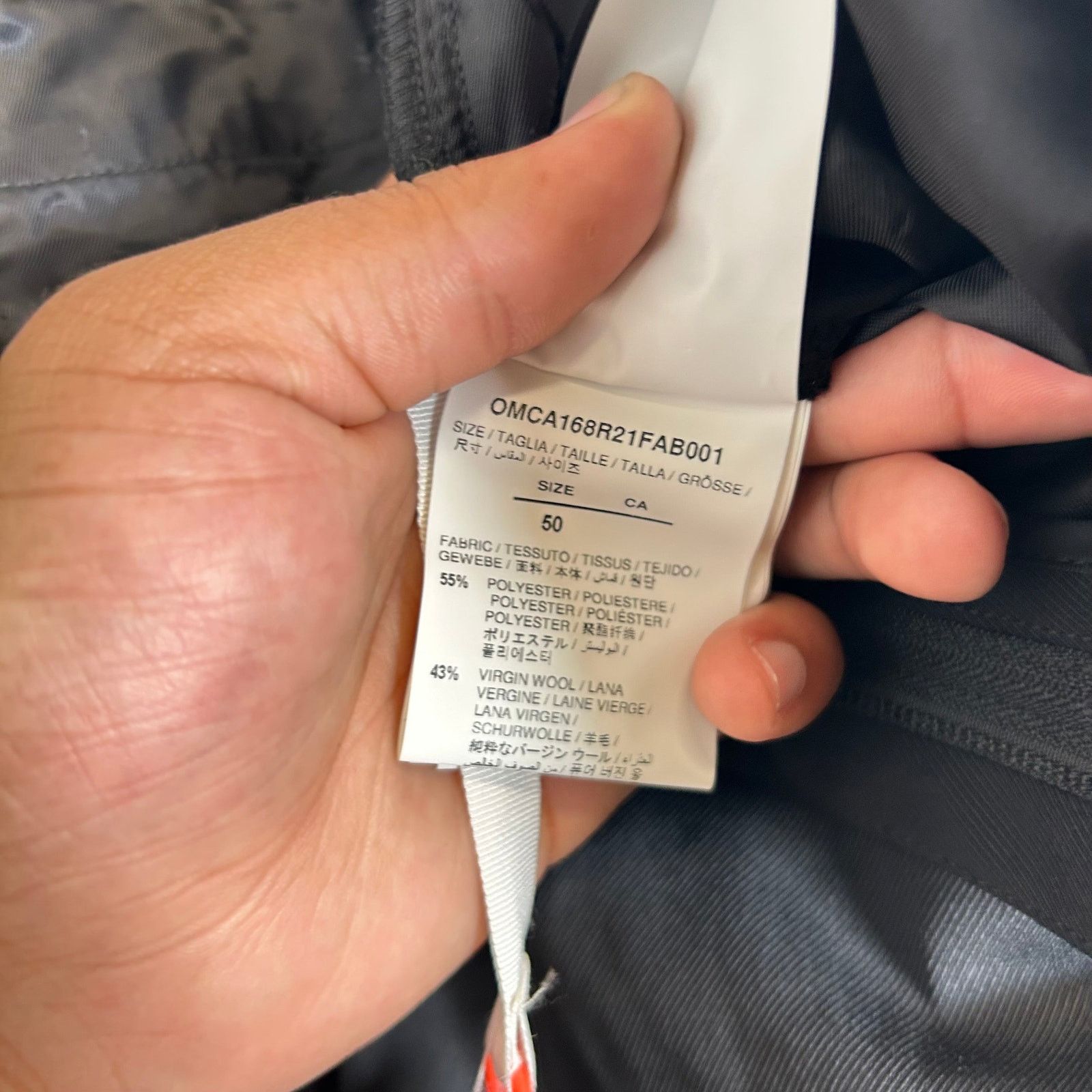 Off-White Off-White Black Tuxedo Tailored Pants Size 33 Size US 33 - 5 Thumbnail