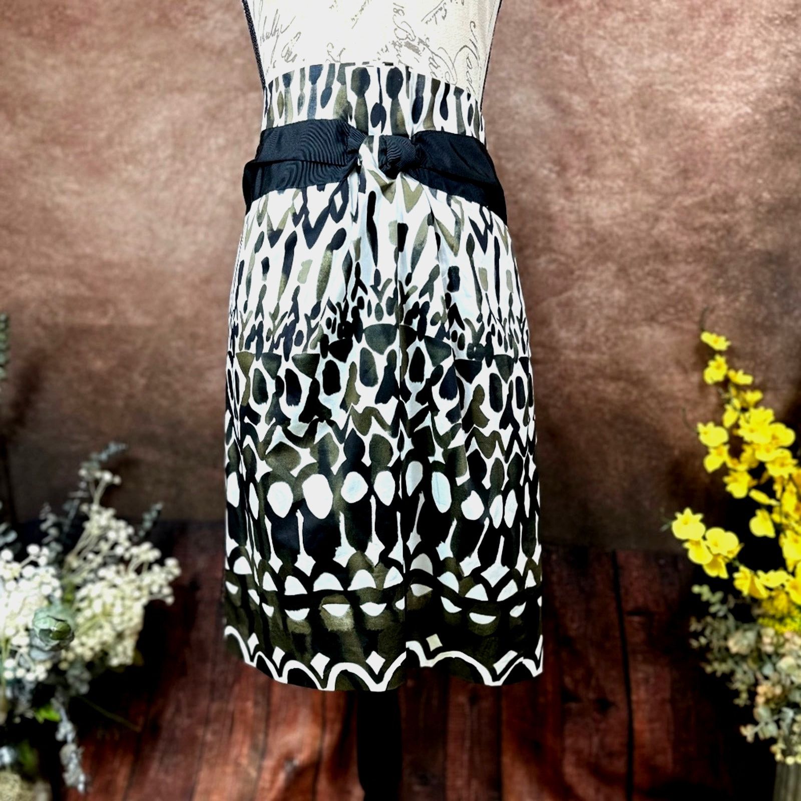 Elie Tahari Elie Tahari Abigail Skirt Black Belt Sand Dune Size 14 Size 36" / US 14 / IT 50 - 5 Thumbnail