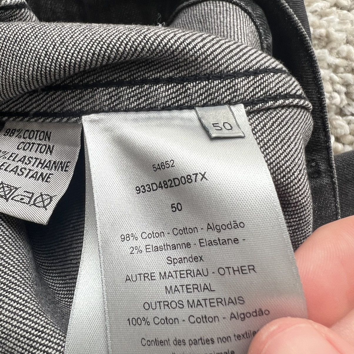Club Sorayama × Dior christian Dior oblique x sorayama denim jacket black grey 50 Size US M / EU 48-50 / 2 - 4 Thumbnail