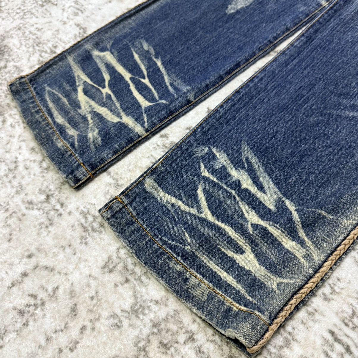 Hysteric Glamour Ba-tsu Studio Japan Brainded Details Distressed Jeans Size US 30 / EU 46 - 5 Thumbnail