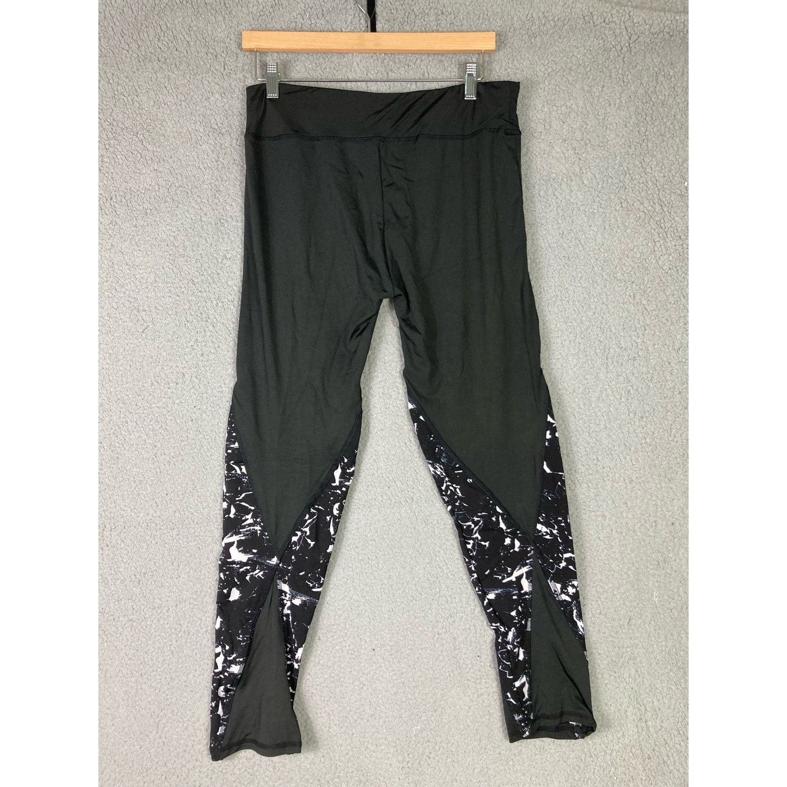 Other Black Womens Leggings XL Workout Comfort Stretchy Active Size 32" / US 10 / IT 46 - 4 Thumbnail