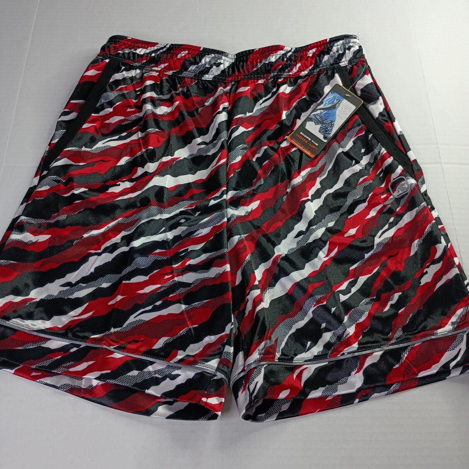 & Other Stories 2 AND1 Offense Shorts Men’s M Red Gray Blue Black 8" Inseam Size US 32 / EU 48 - 2 Thumbnail