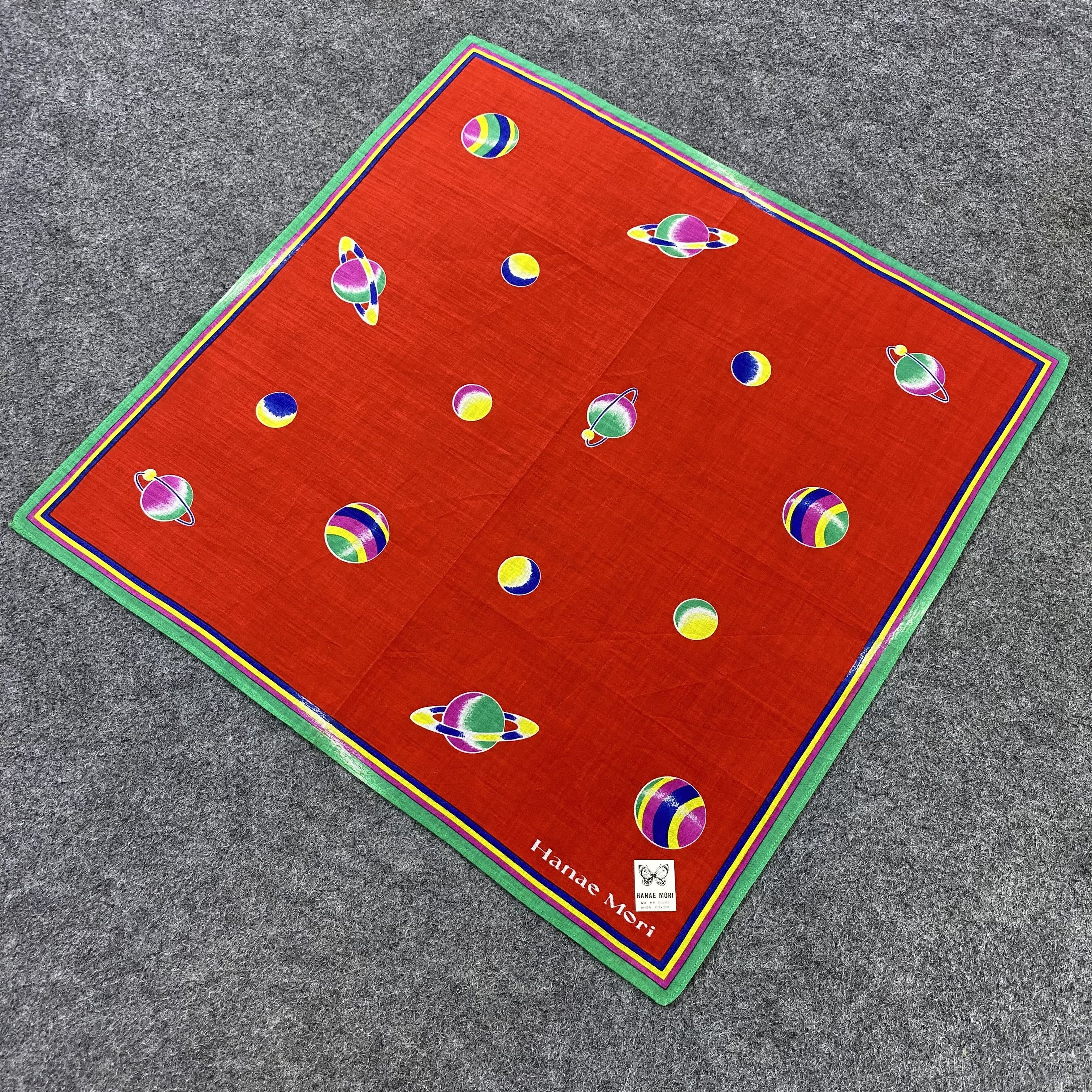 Hanae Mori Hanae Mori Handkerchief Neckerchief Bandana-B1590 Size ONE SIZE - 4 Thumbnail