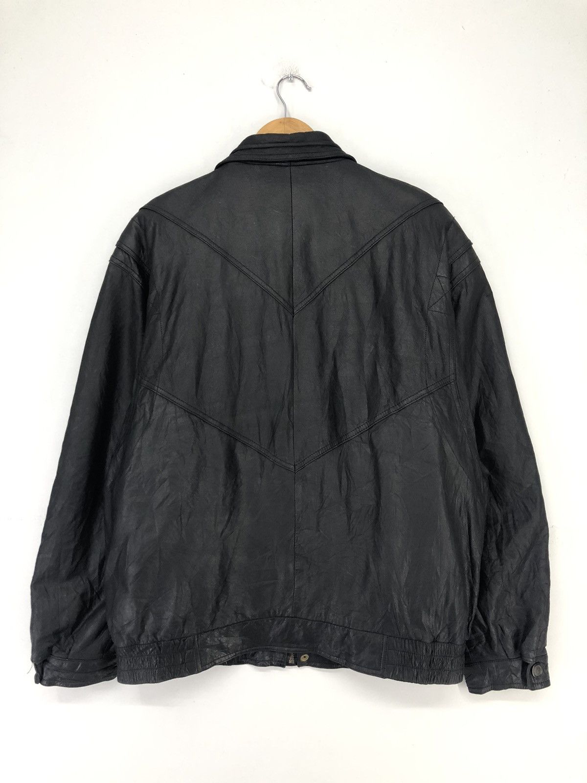 Genuine Leather Vintage C&A San Diego Cowhide Leather Bomber Jacket Size US L / EU 52-54 / 3 - 2 Thumbnail