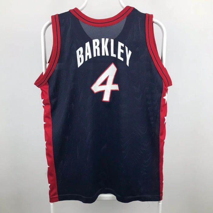 NBA × Vintage (SY0070) VTG USA BASKETBALL CHARLES BARKLEY 4 JERSEY Size US M / EU 48-50 / 2 - 5 Thumbnail