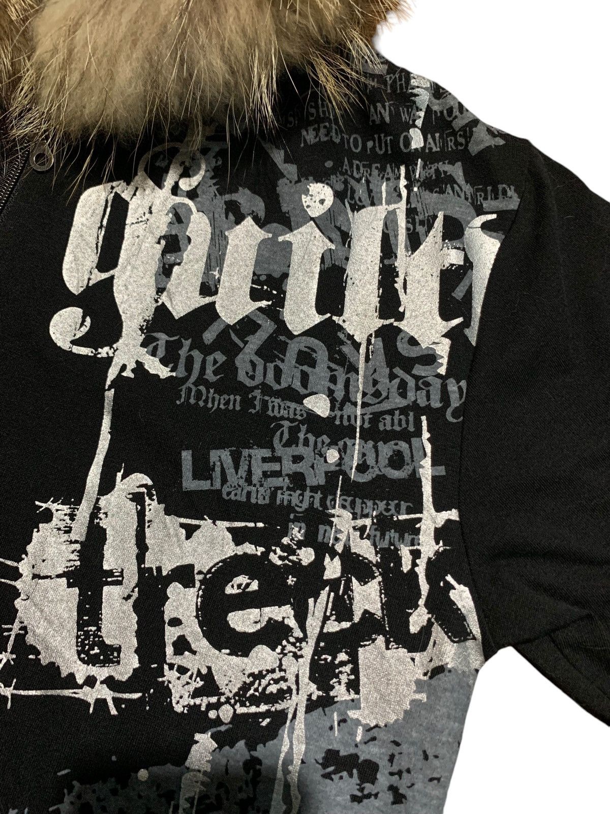 If Six Was Nine Beaumere poem punk fur hoodie short sleeve Size US M / EU 48-50 / 2 - 3 Thumbnail