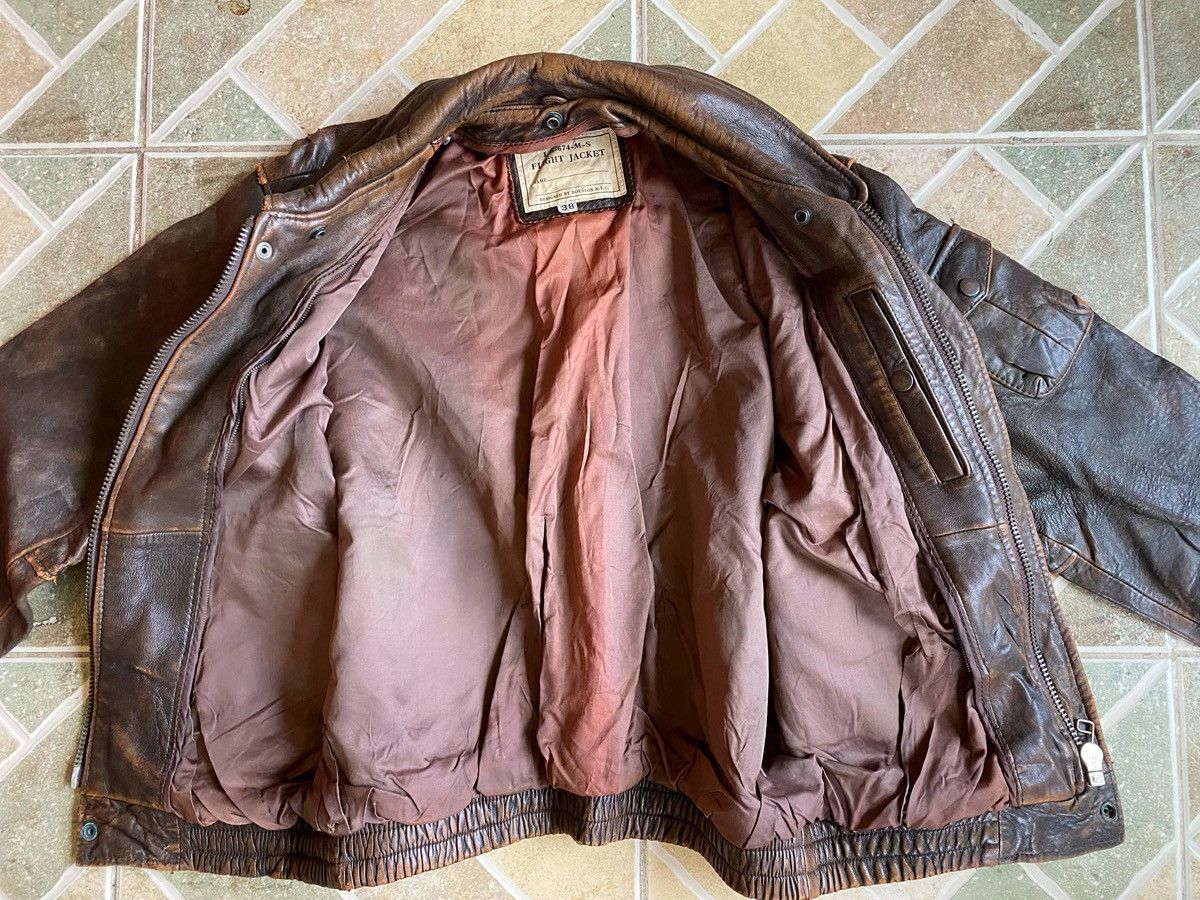 Japanese Brand × Vintage VINTAGE HOUSTON JAPAN IS 674 MS FLIGHT JACKET Size US S / EU 44-46 / 1 - 12 Thumbnail