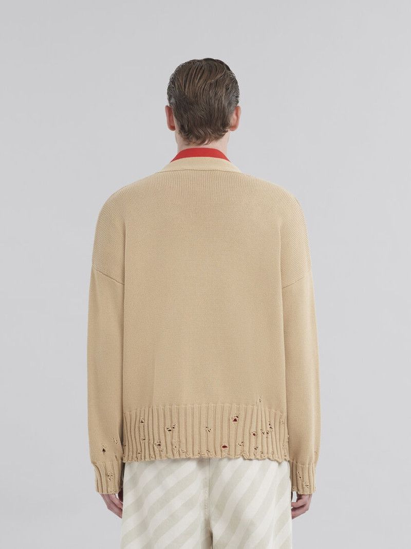 Marni o1f1d3z0326 Cardigan in Beige Size US M / EU 48-50 / 2 - 3 Thumbnail