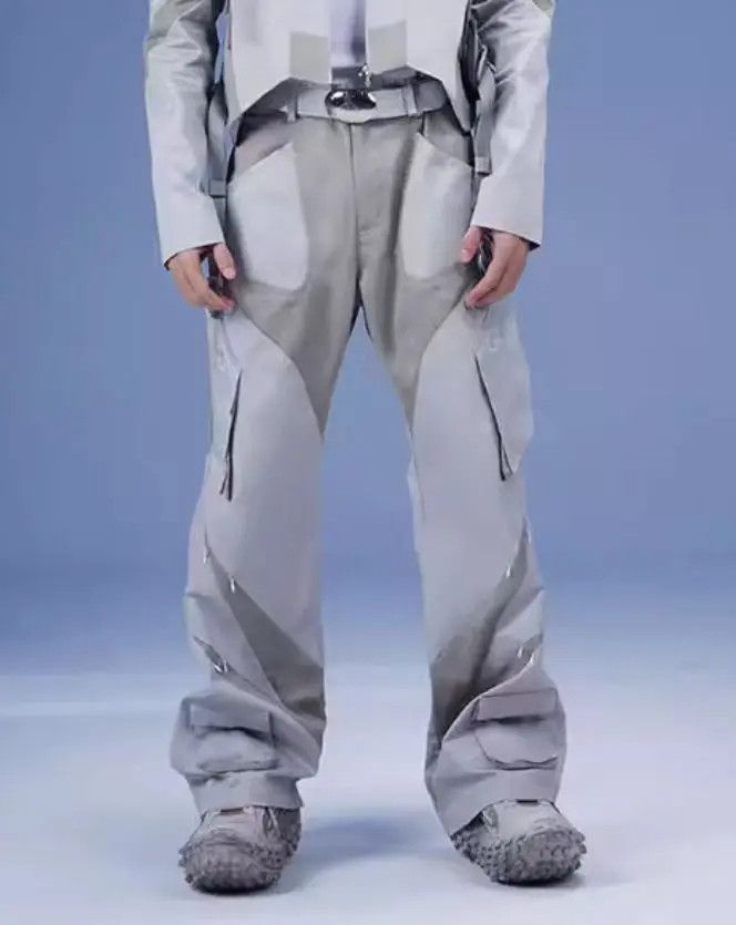 Designer × Japanese Brand Vintage Hip Hop Vibe Street Loose Casual Pants Size US 31 - 1 Thumbnail