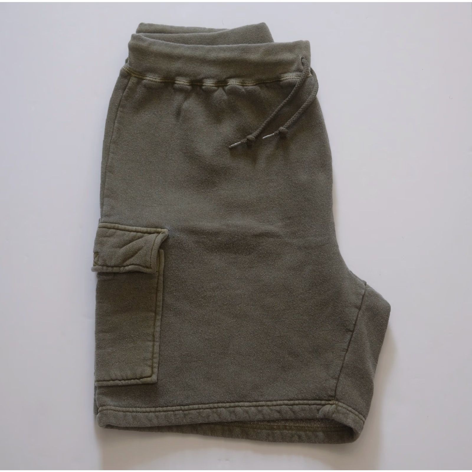 Gap GAP VTG 90s 6.5" SHORTS COTTON CORE BLANK ESSENTIAL CARGO SWEATS GREEN 2001 SZXL Size US 36 / EU 52 - 5 Thumbnail