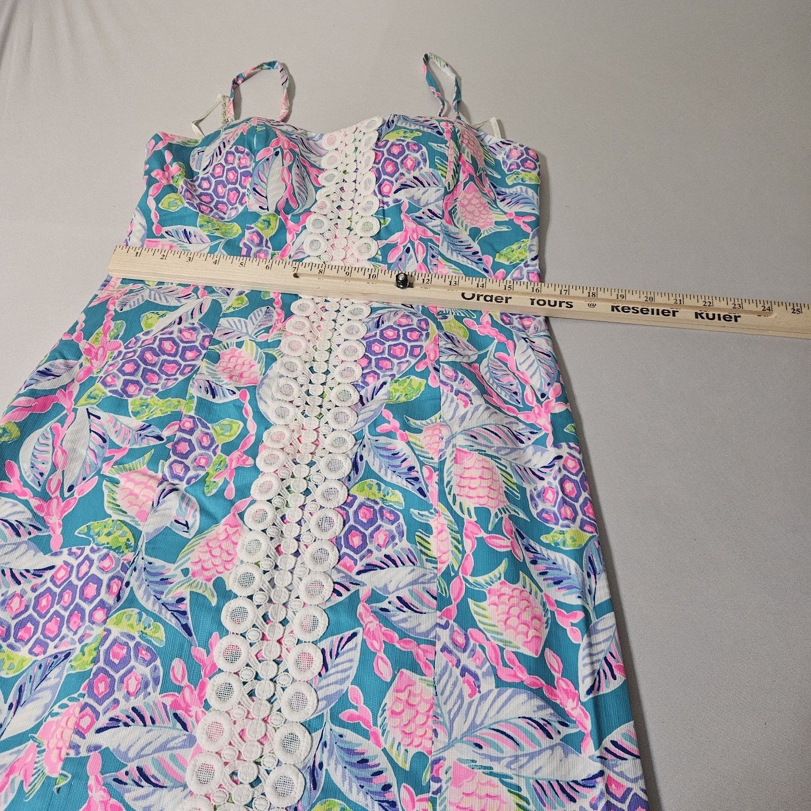Lilly Pulitzer Lilly Pulitzer Shelli Stretch Dress Pink Floral Womens Sz 8 Size M / US 6-8 / IT 42-44 - 9 Thumbnail