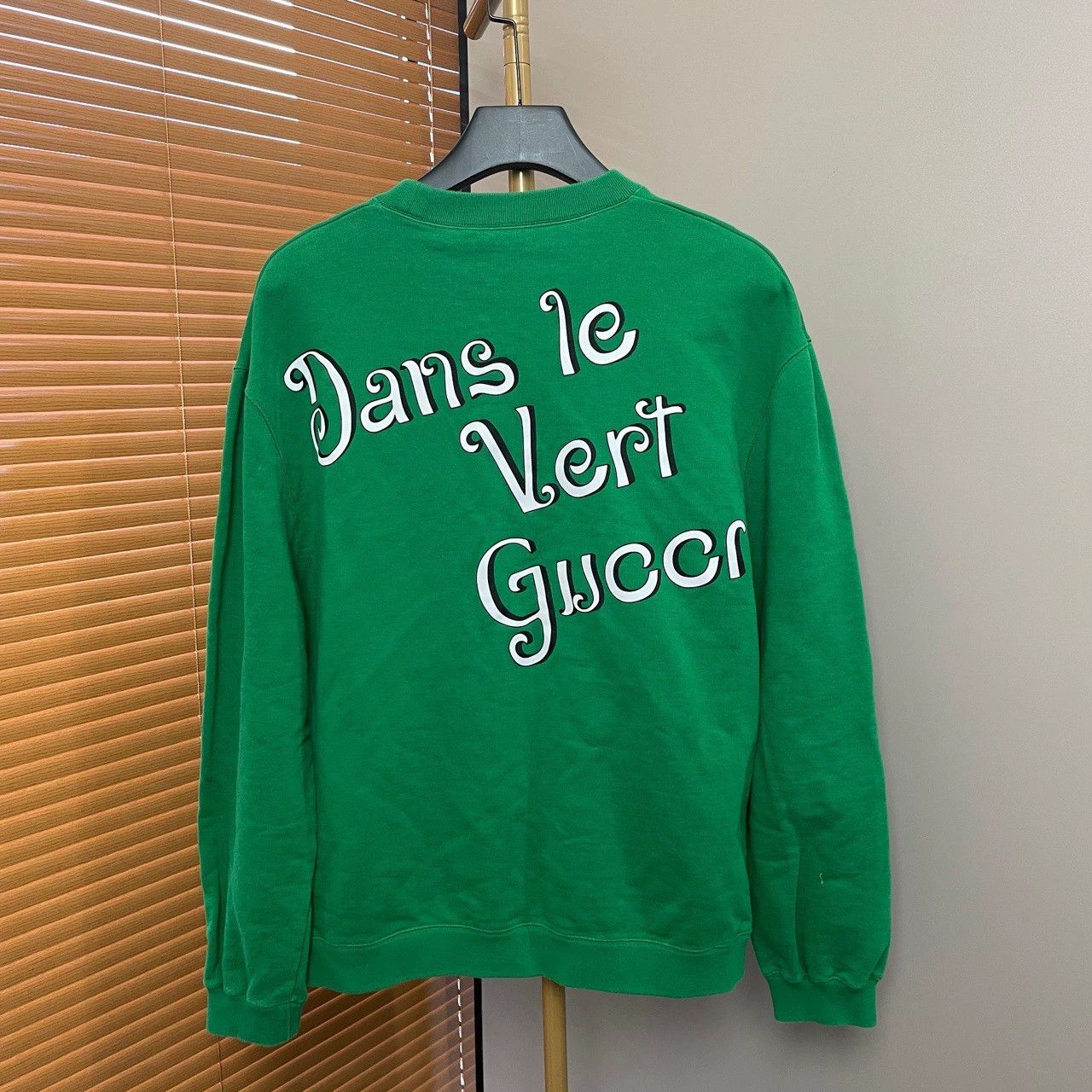 Gucci gucci green sweatshirt with bunny graphic Size US M / EU 48-50 / 2 - 2 Thumbnail