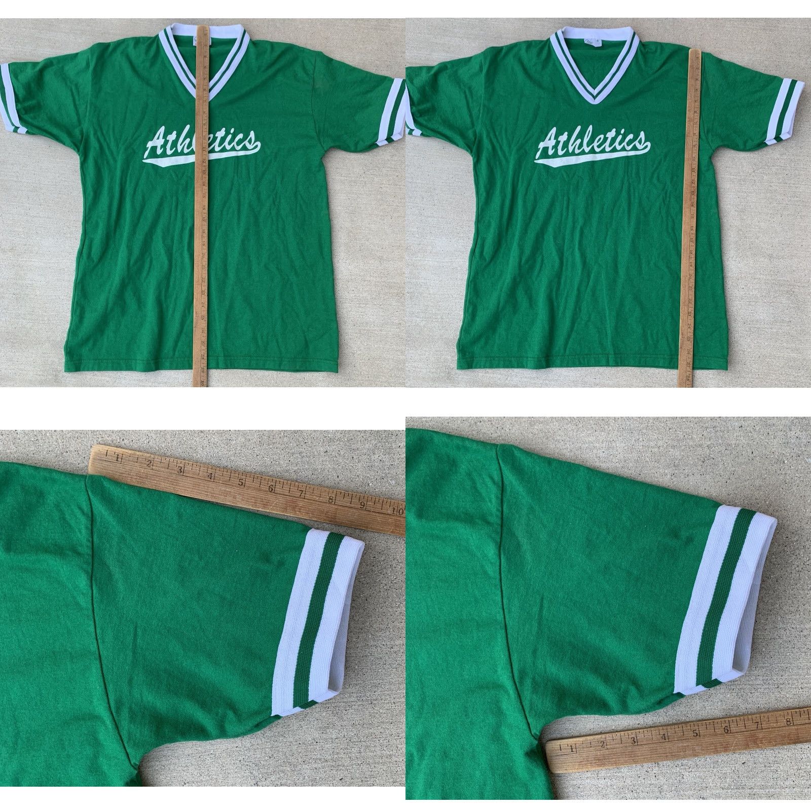 Vintage VINTAGE Gator Athletics Inc V Neck T Shirt Athletics Unisex Adults T-Shirt Sz L Green Graphic Print Sports Size US L / EU 52-54 / 3 - 11 Thumbnail