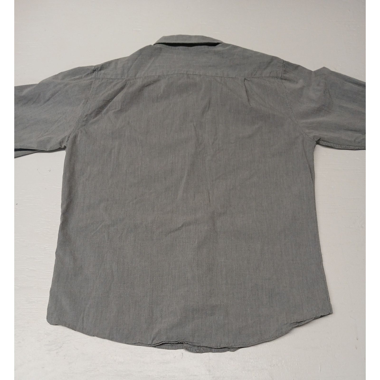 Polo Ralph Lauren Beverly Hills Polo Club (Large) Gray Long Button Shirt Size US L / EU 52-54 / 3 - 7 Thumbnail