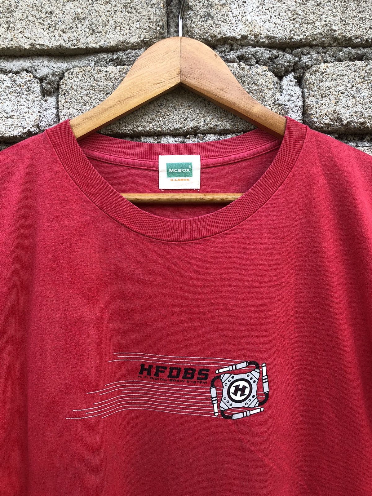 Vintage Vintage Sunfaded 90s MCBOX HI-FI DIGITAL BRAIN SYSTEM Tshirt Size US L / EU 52-54 / 3 - 2 Thumbnail