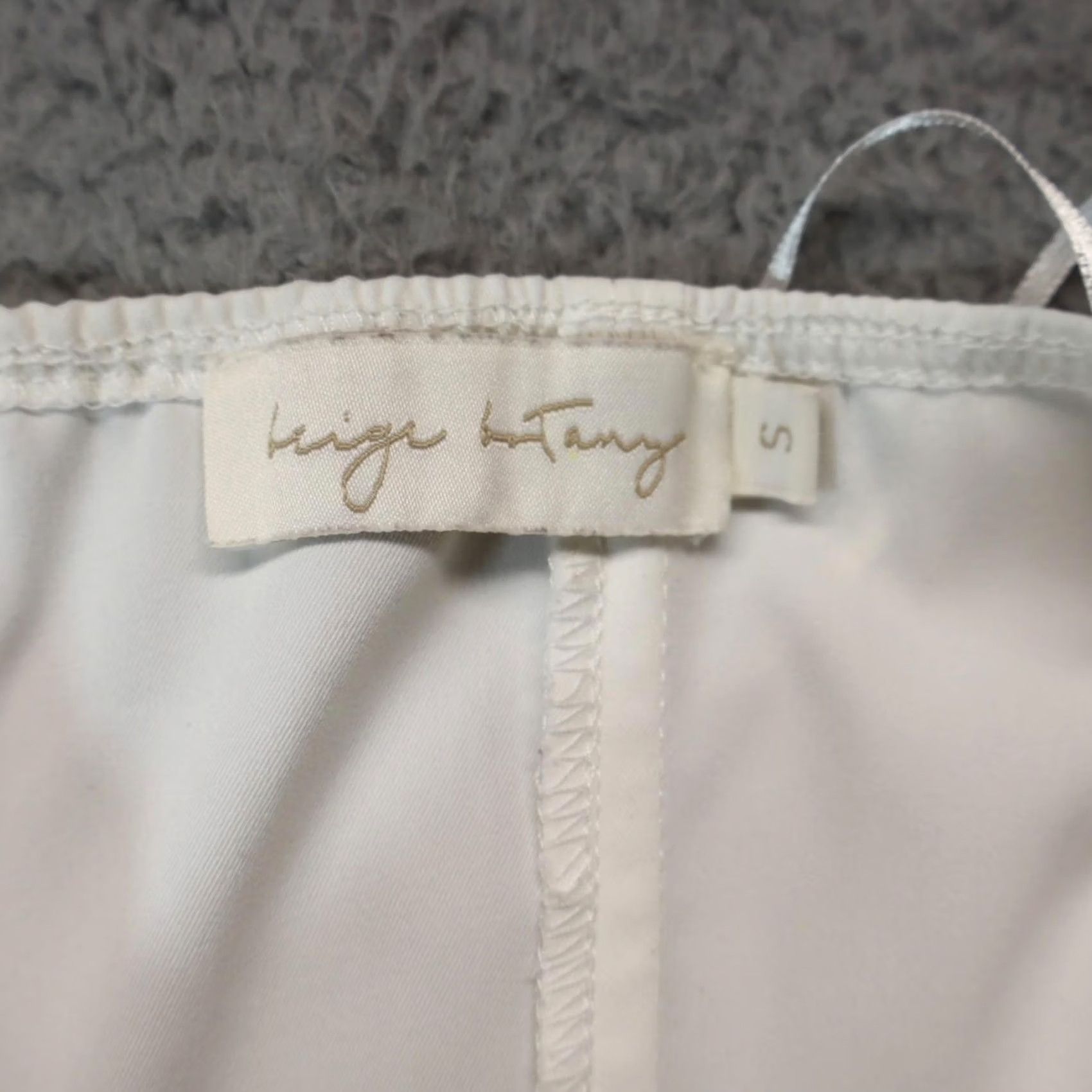 Vintage VINTAGE Beige Botany Tank Womens M White Sleeveless Strapless Crop Top Medium Size M / US 6-8 / IT 42-44 - 8 Thumbnail