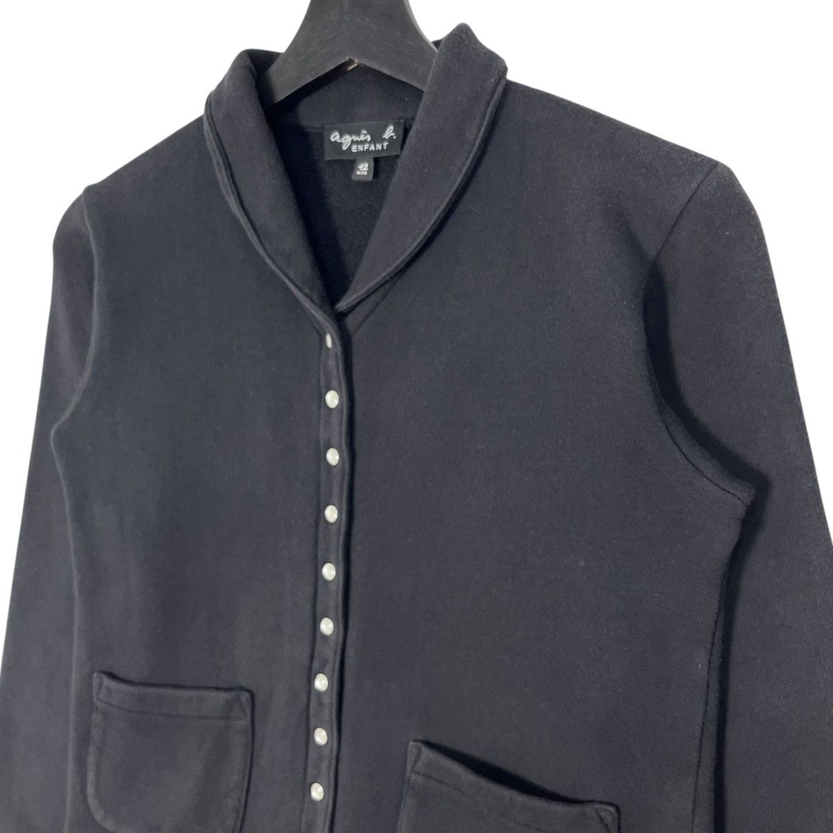 Designer × agnes b. Youth Agnes b. Pearl Snap Button Cardigan Size XXS / US 00 / IT 34 - 2 Thumbnail