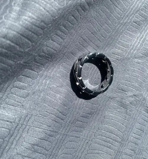 Ring Of Fire Stainless Steel Cuban Link Ring Size ONE SIZE - 2 Thumbnail