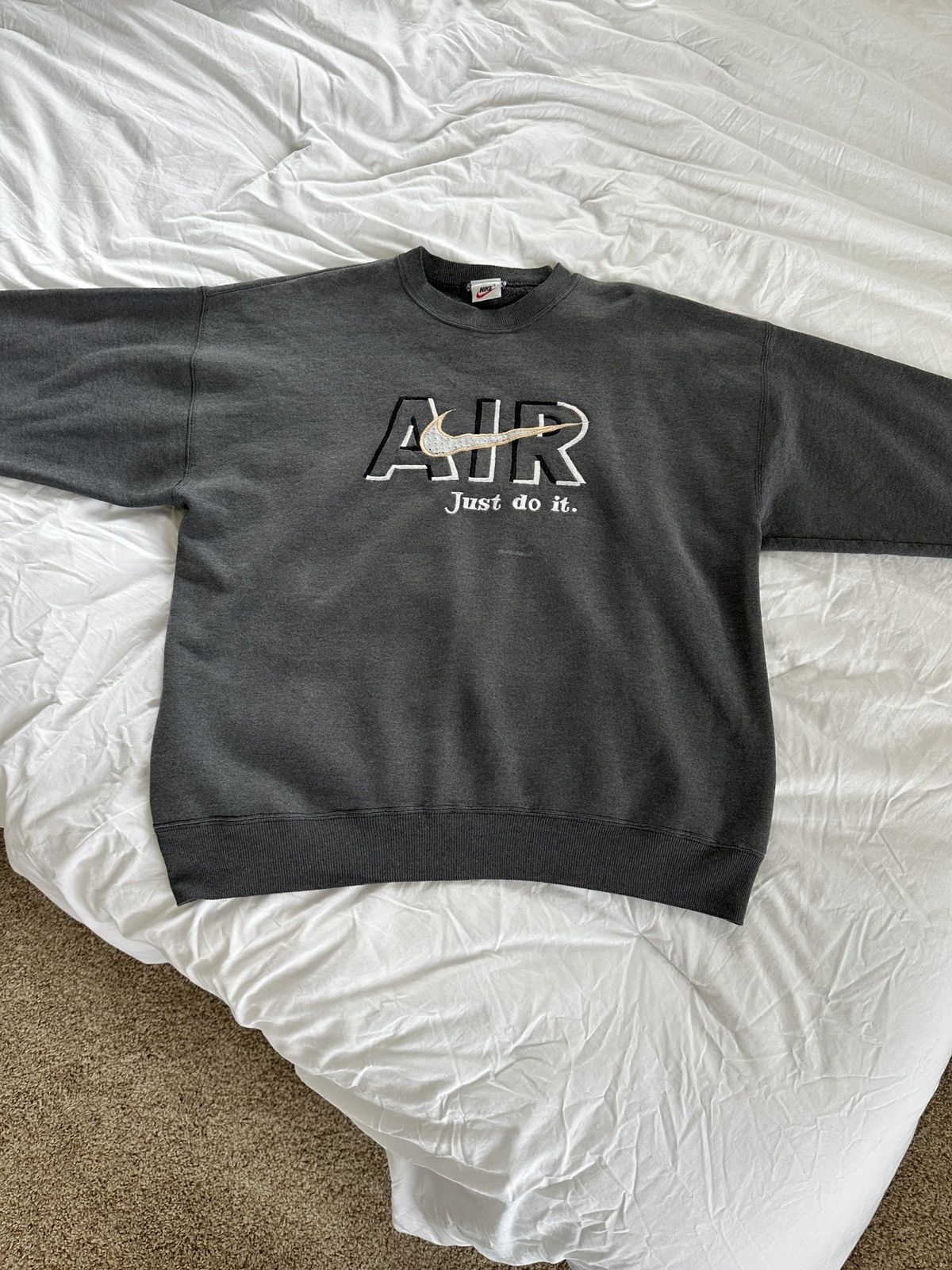 Nike Nike Air Vintage Crewneck Grey Size M / US 6-8 / IT 42-44 - 3 Thumbnail