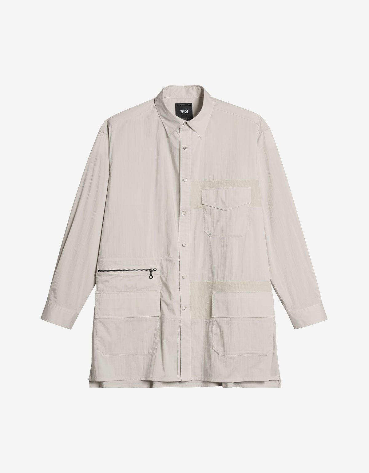 Y-3 Y-3 White Utility Shirt Size US L / EU 52-54 / 3 - 1 Thumbnail