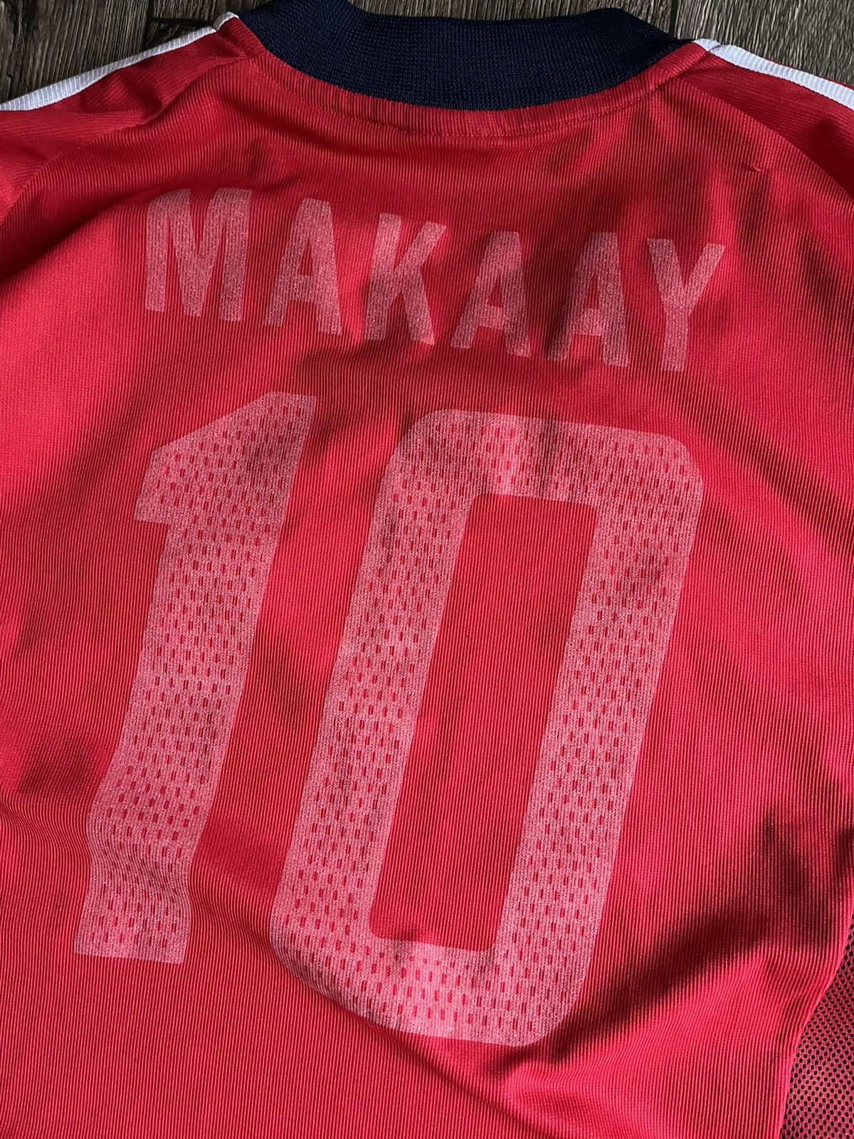 Adidas Vintage Adidas Bayern Munich #10 Roy Makaay 2002/2003 Third Size US L / EU 52-54 / 3 - 15 Thumbnail