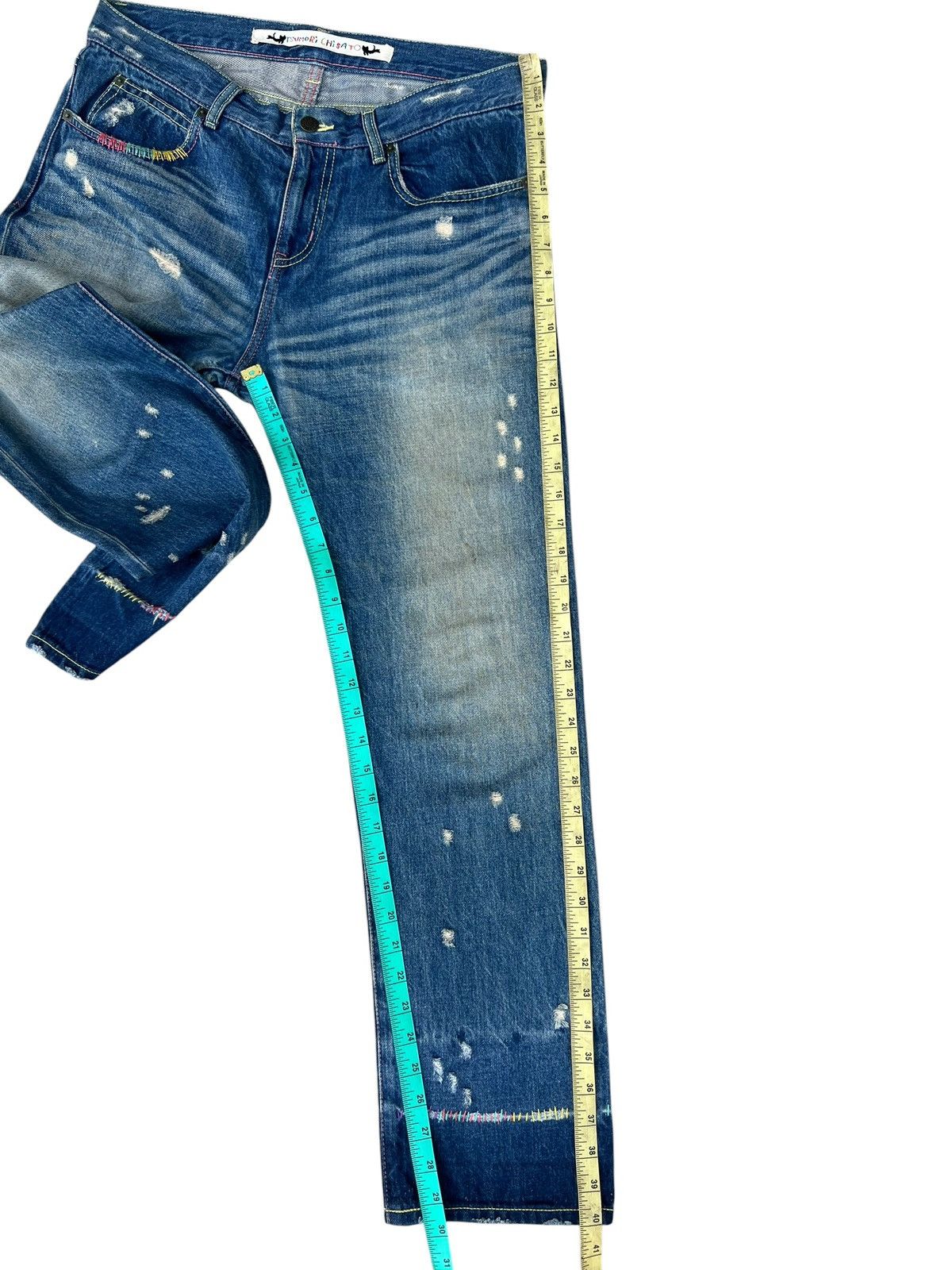 Tsumori Chisato Tsumori Chisato Japan Rips Distress Denim Trashed Jeans Size US 32 / EU 48 - 6 Thumbnail