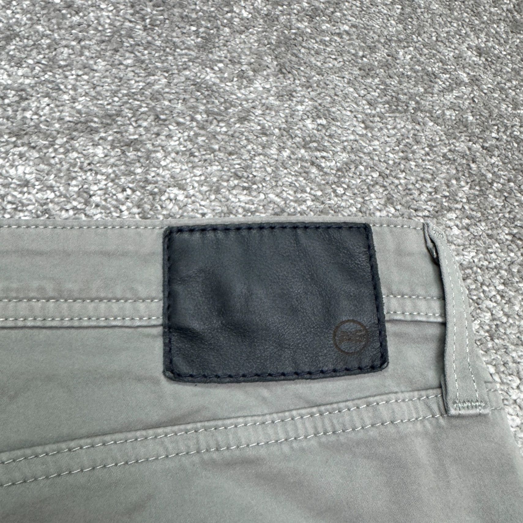 Vintage AG Adriano Goldschmied The Everett Slim Straight Chino Pants Mens 36x34 Gray Size US 36 / EU 52 - 7 Thumbnail