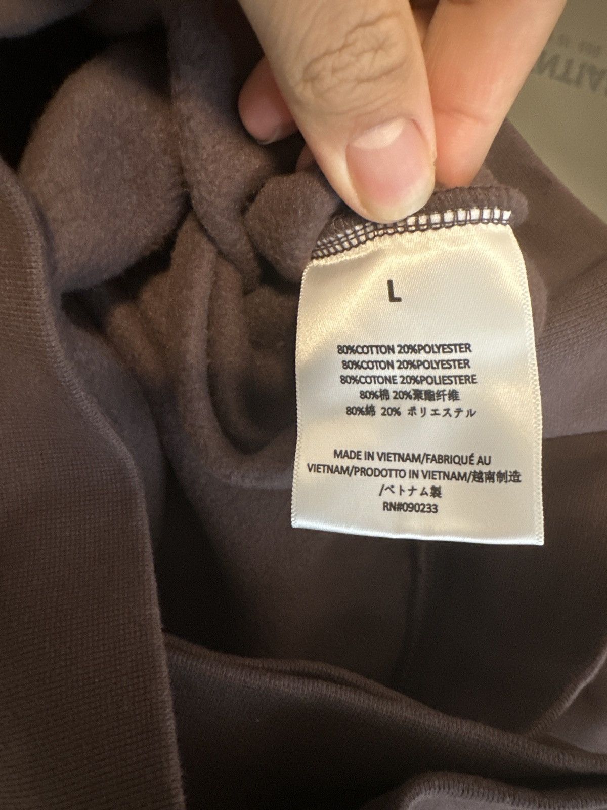 Essentials × Fear of God Fear of God Essentials Hoodie Plum SS23 Size US L / EU 52-54 / 3 - 5 Thumbnail