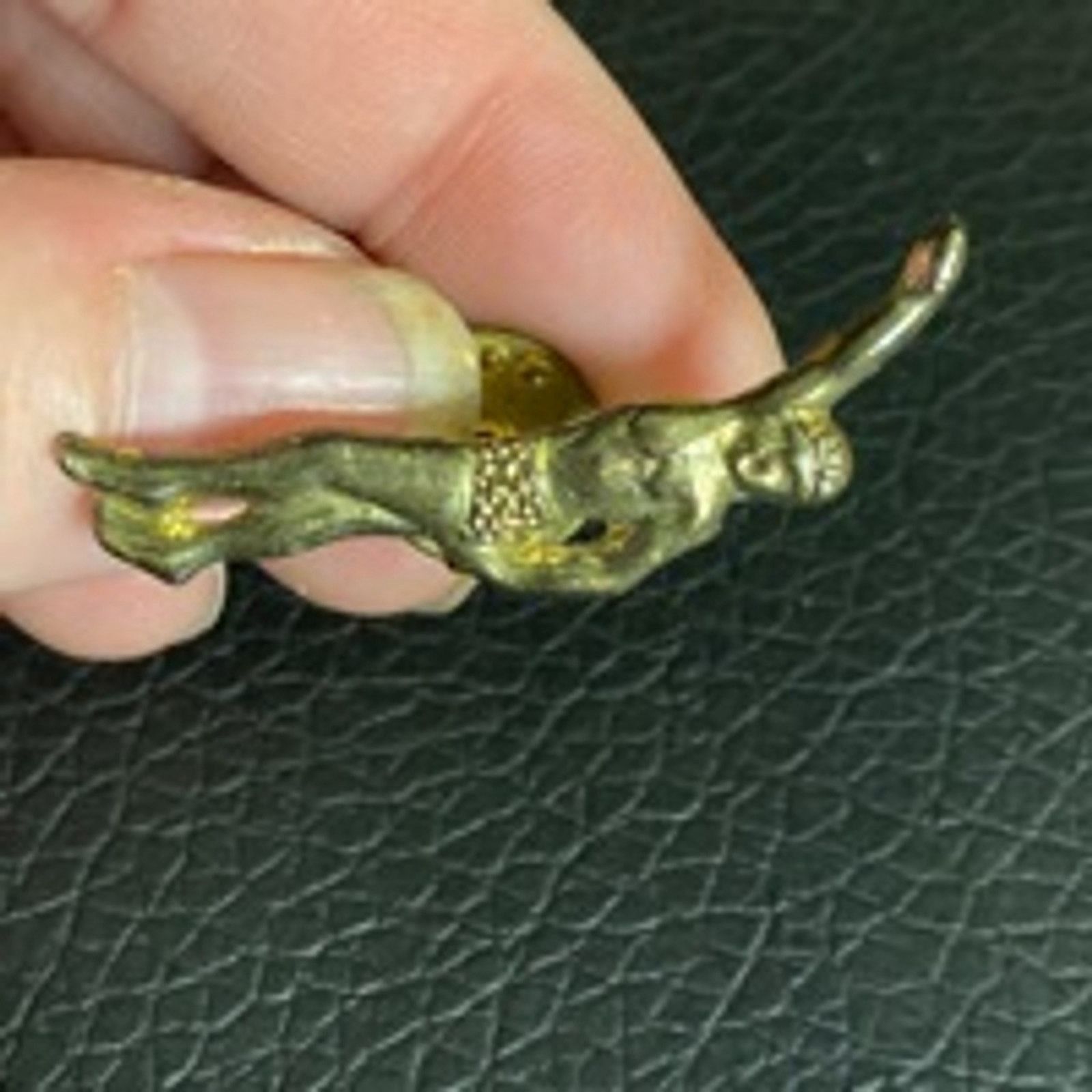 Vintage Vintage Gold Tone Swimmer Brooch Pin 1.75” Sports Retro Size ONE SIZE - 3 Thumbnail