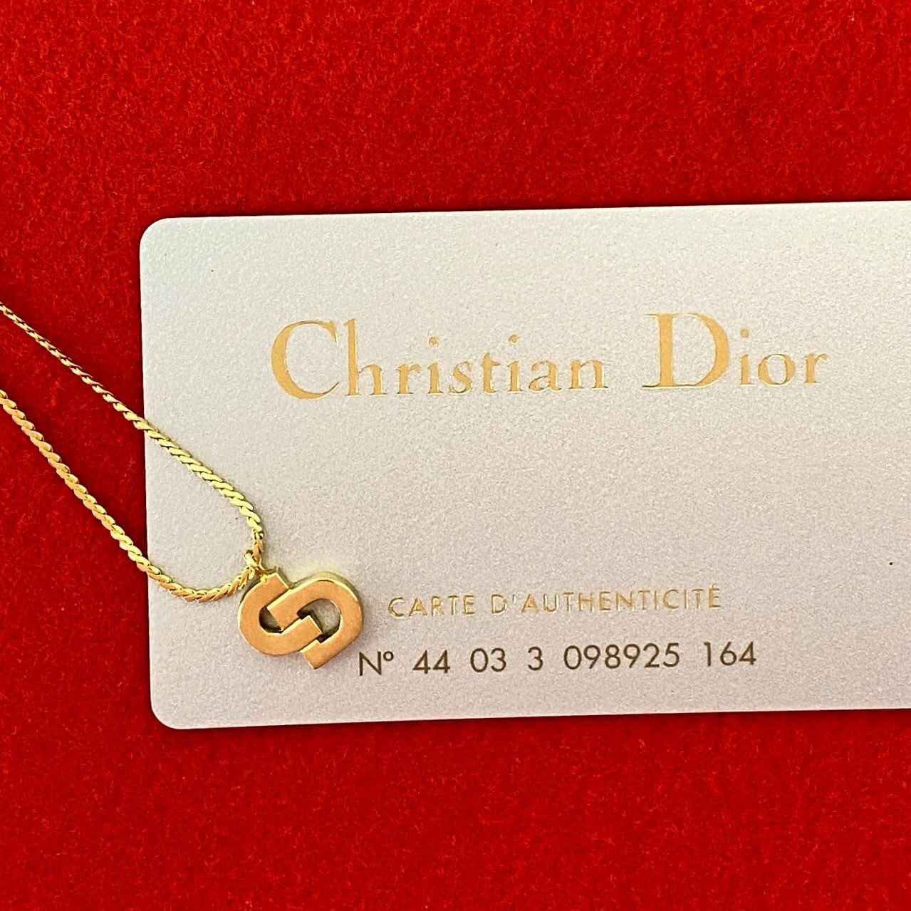 Dior Dior Necklace Gold Plated Size ONE SIZE - 1 Thumbnail