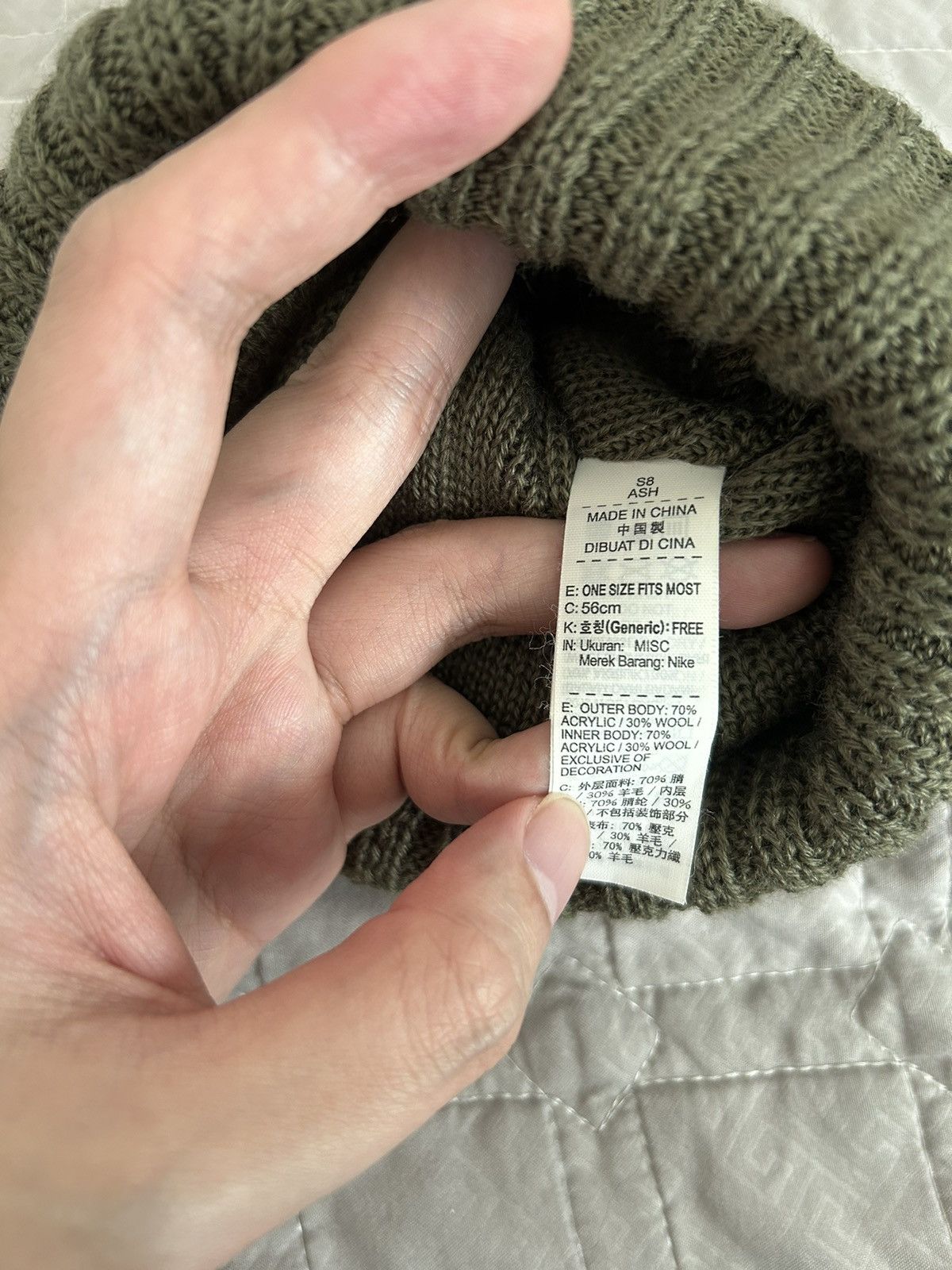 Nike Nikelab Beanie Olive one size Size ONE SIZE - 11 Thumbnail