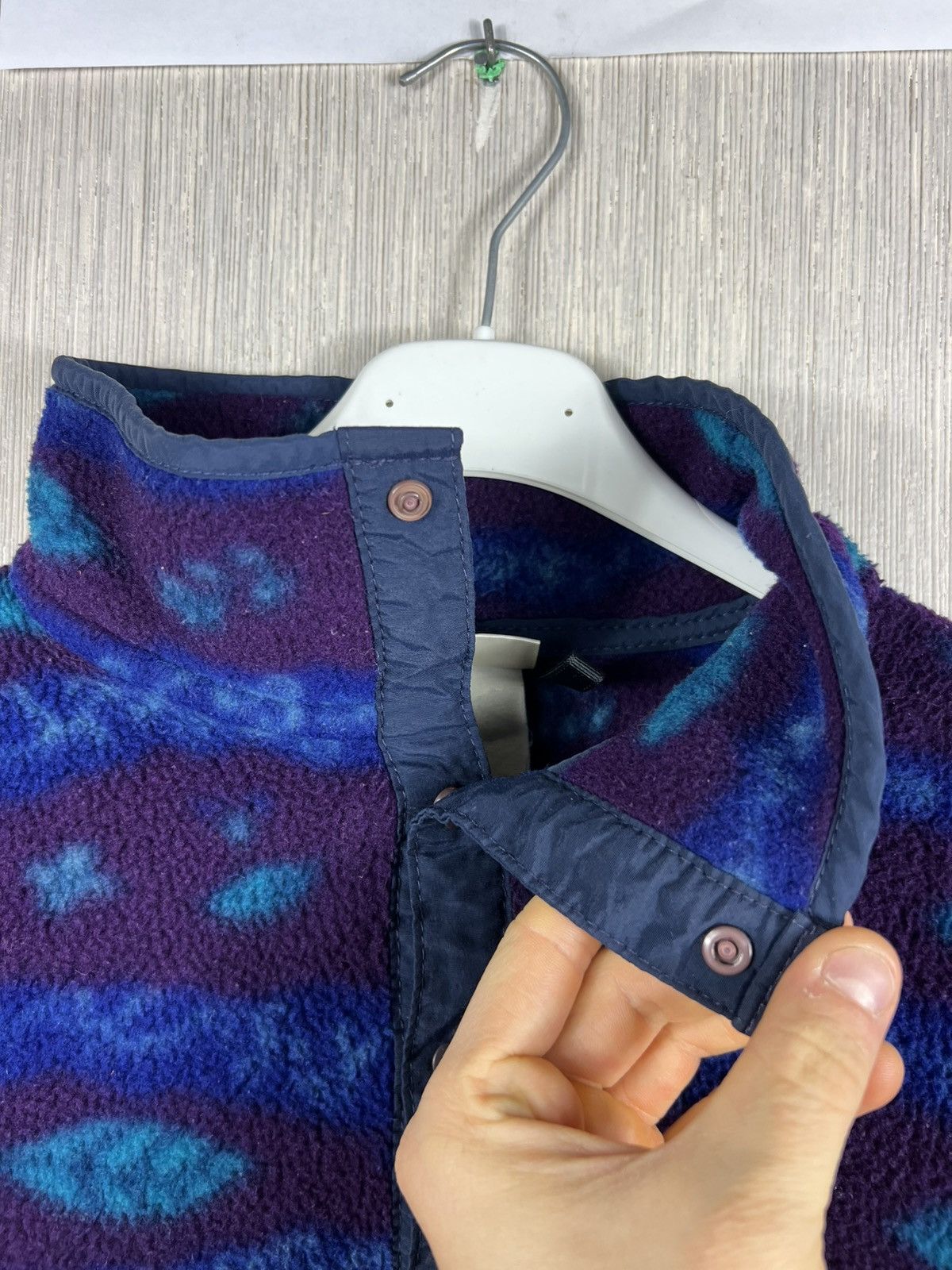 L.L. Bean Vintage L.L. Bean 90s synchilla leaf patterned retro fleece Size US M / EU 48-50 / 2 - 15 Thumbnail