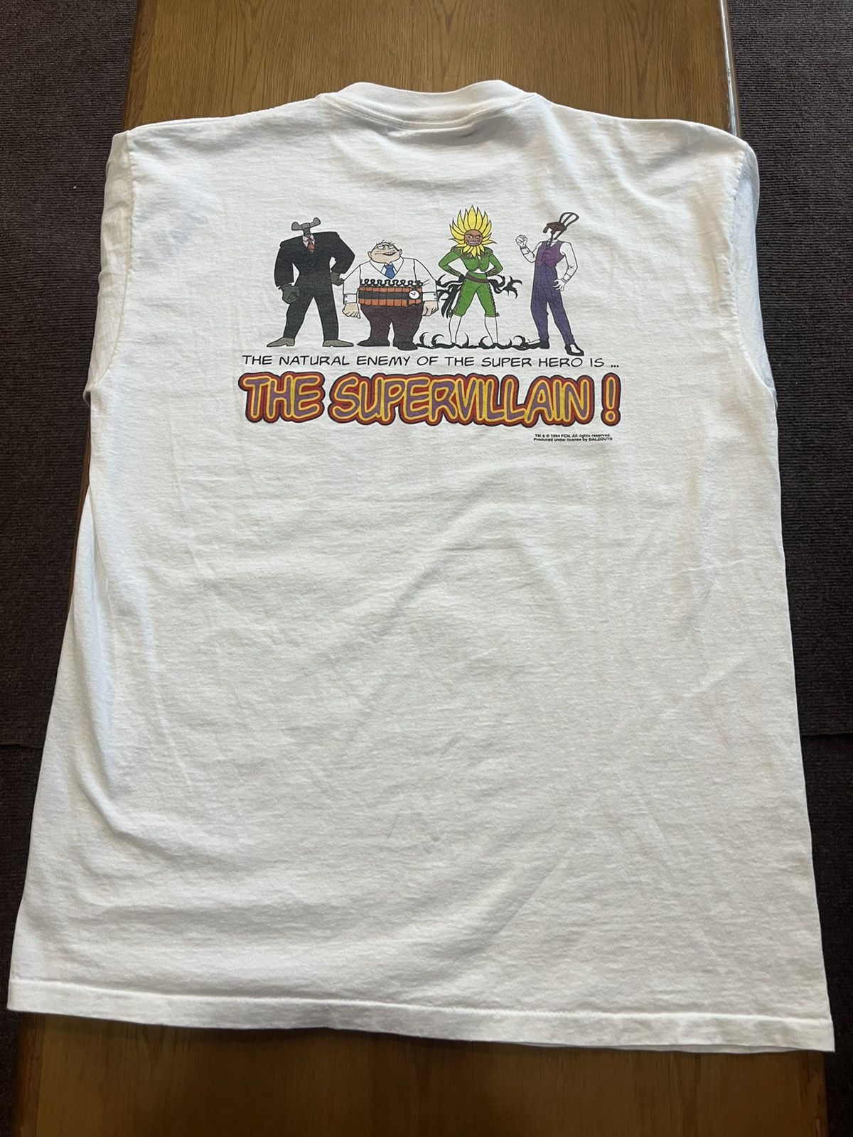 Arts & Science Vtg The Tick The Super Hero & Villain !1994’s Cartoon Tshirt Size US XL / EU 56 / 4 - 9 Thumbnail