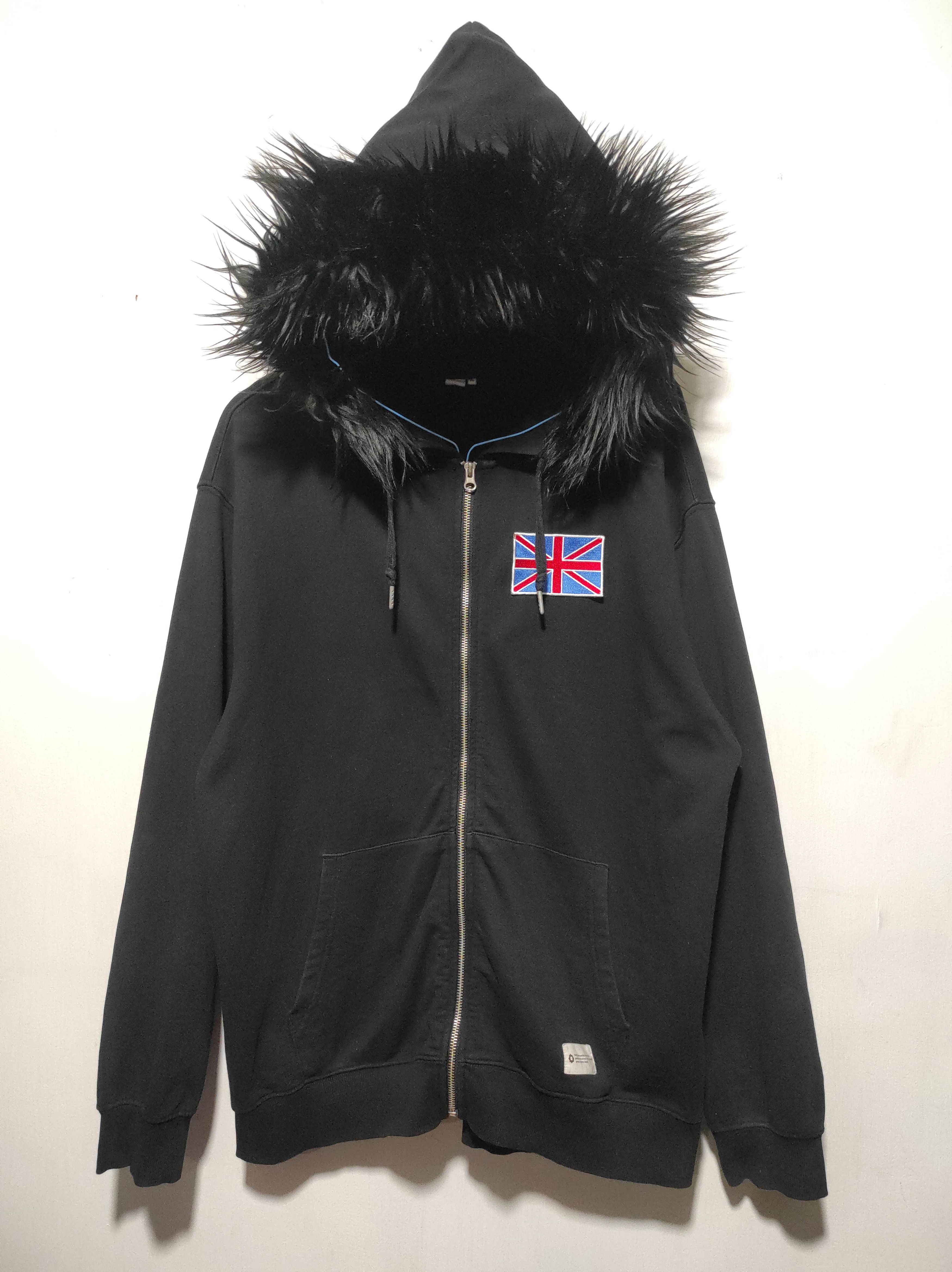 Hysteric Glamour Jaju Black Zipper Fur Hoodie i6w9 Lgb Style Size US XL / EU 56 / 4 - 2 Thumbnail